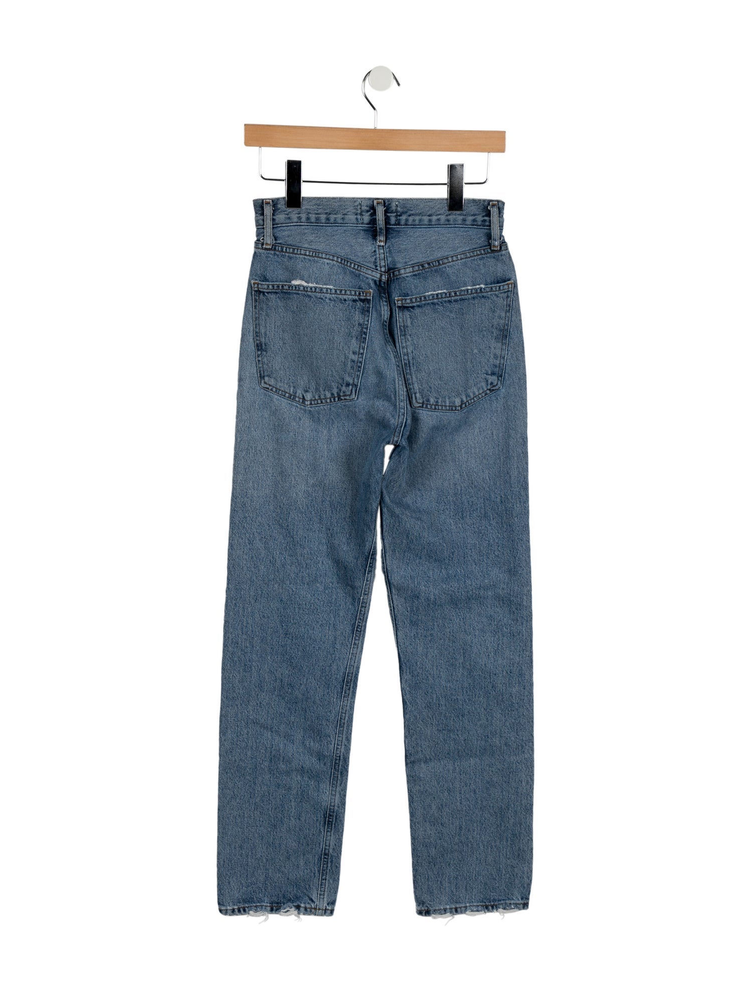 AGOLDE High-Rise Straight Leg Jeans