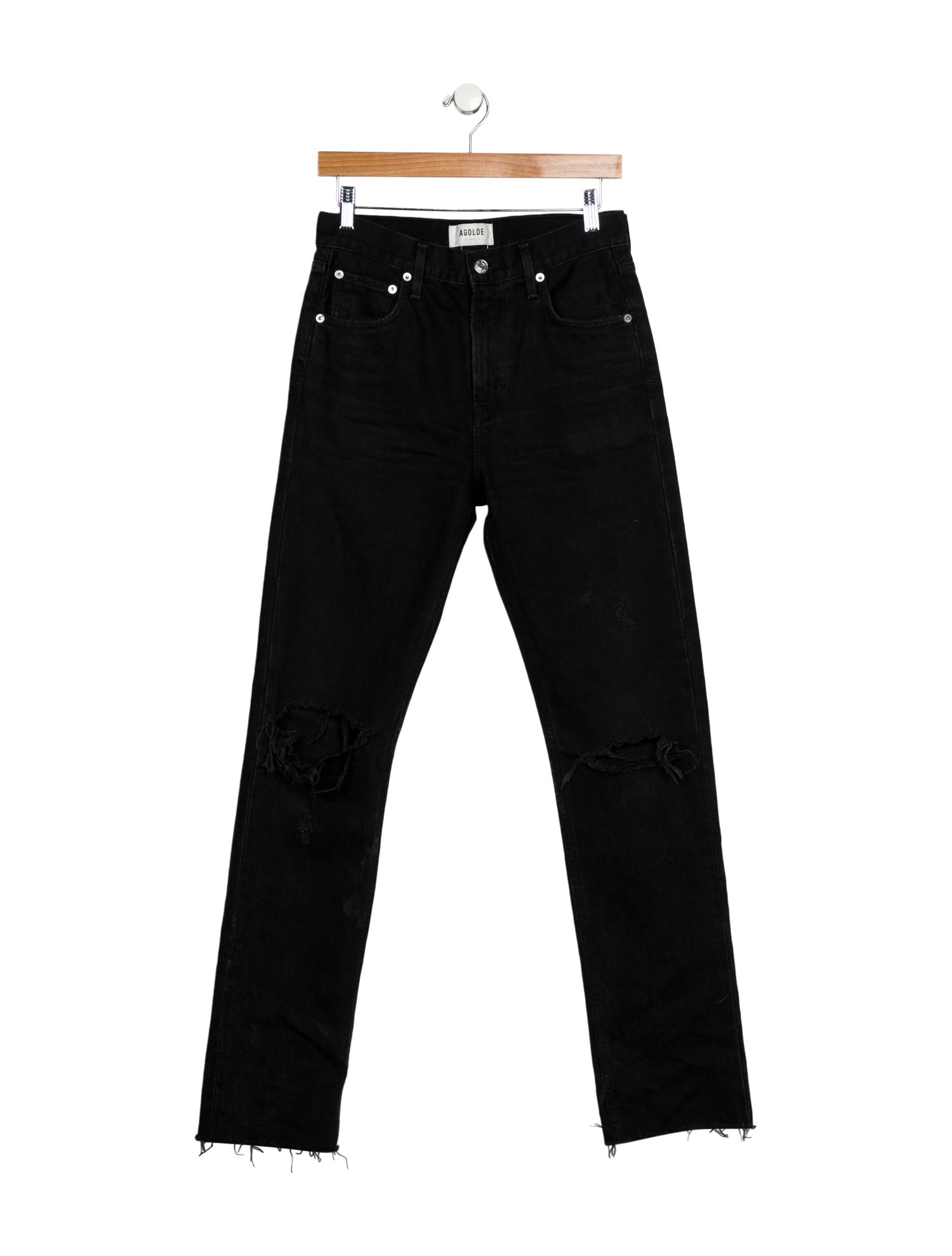 AGOLDE High-Rise Straight Leg Jeans