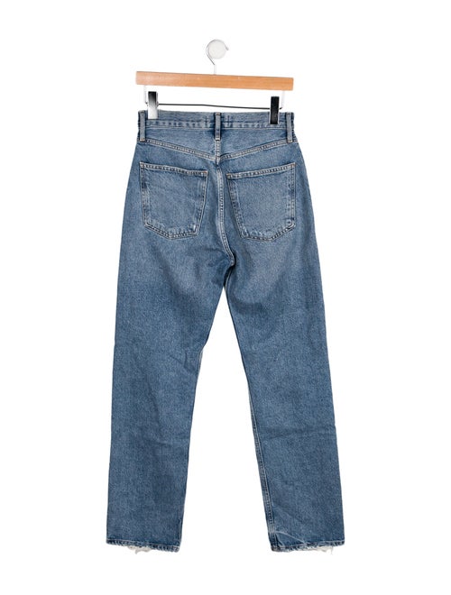 AGOLDE High-Rise Straight Leg Jeans