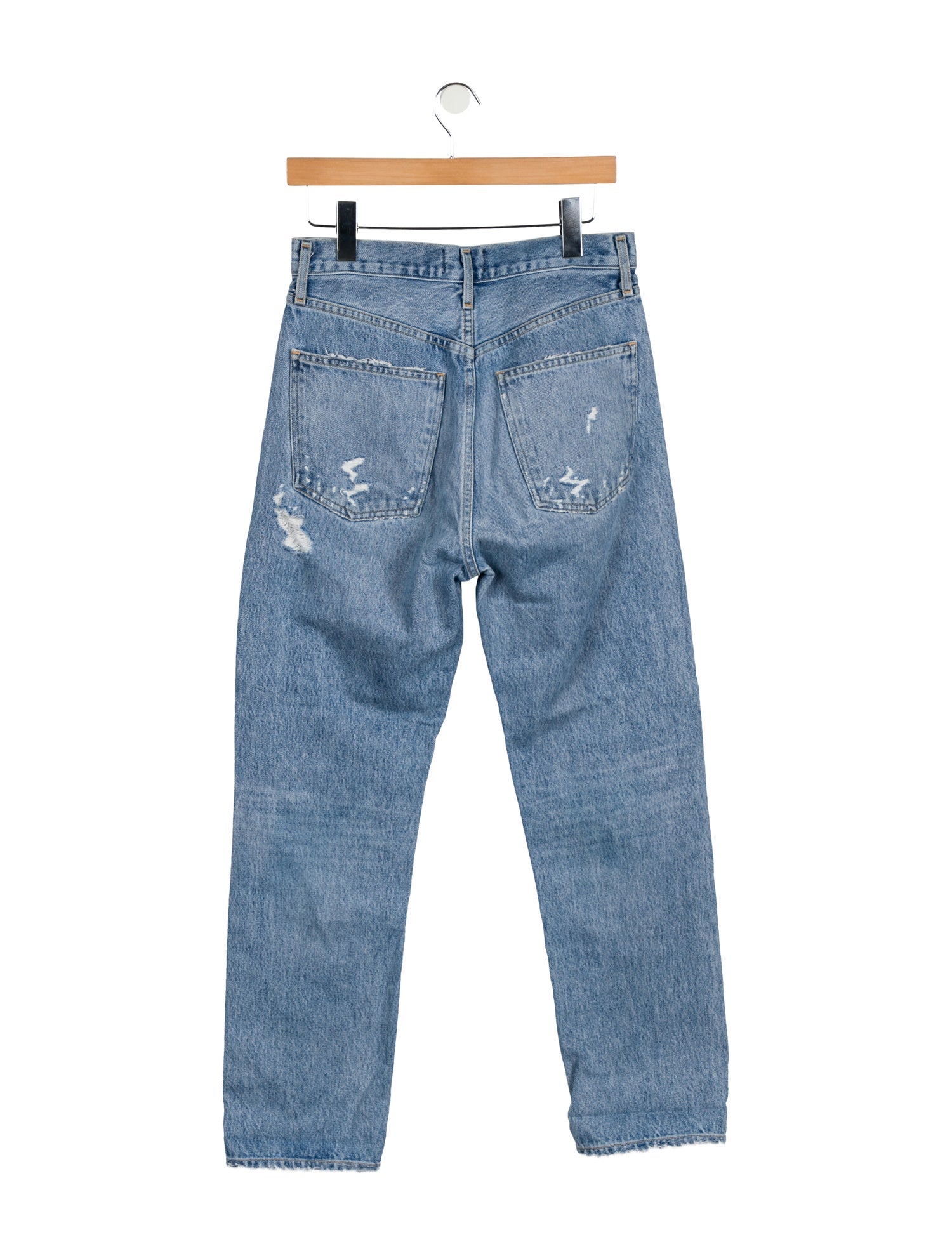 AGOLDE High-Rise Straight Leg Jeans