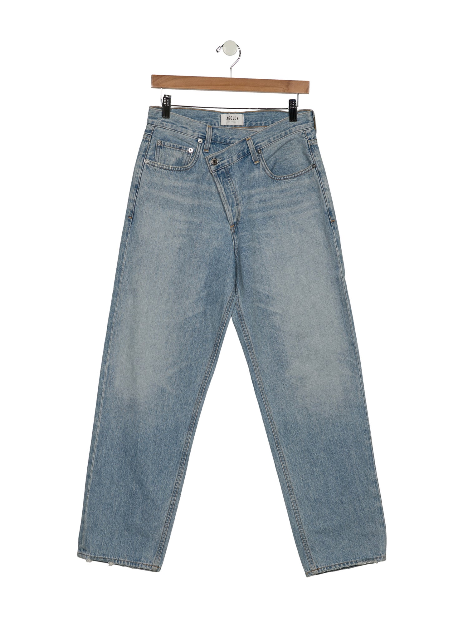 AGOLDE High-Rise Straight Leg Jeans