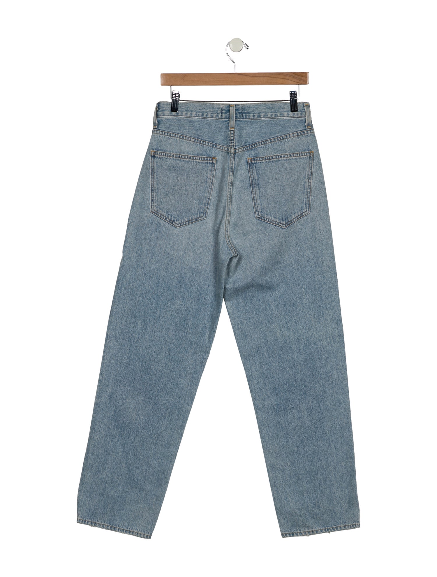 AGOLDE High-Rise Straight Leg Jeans