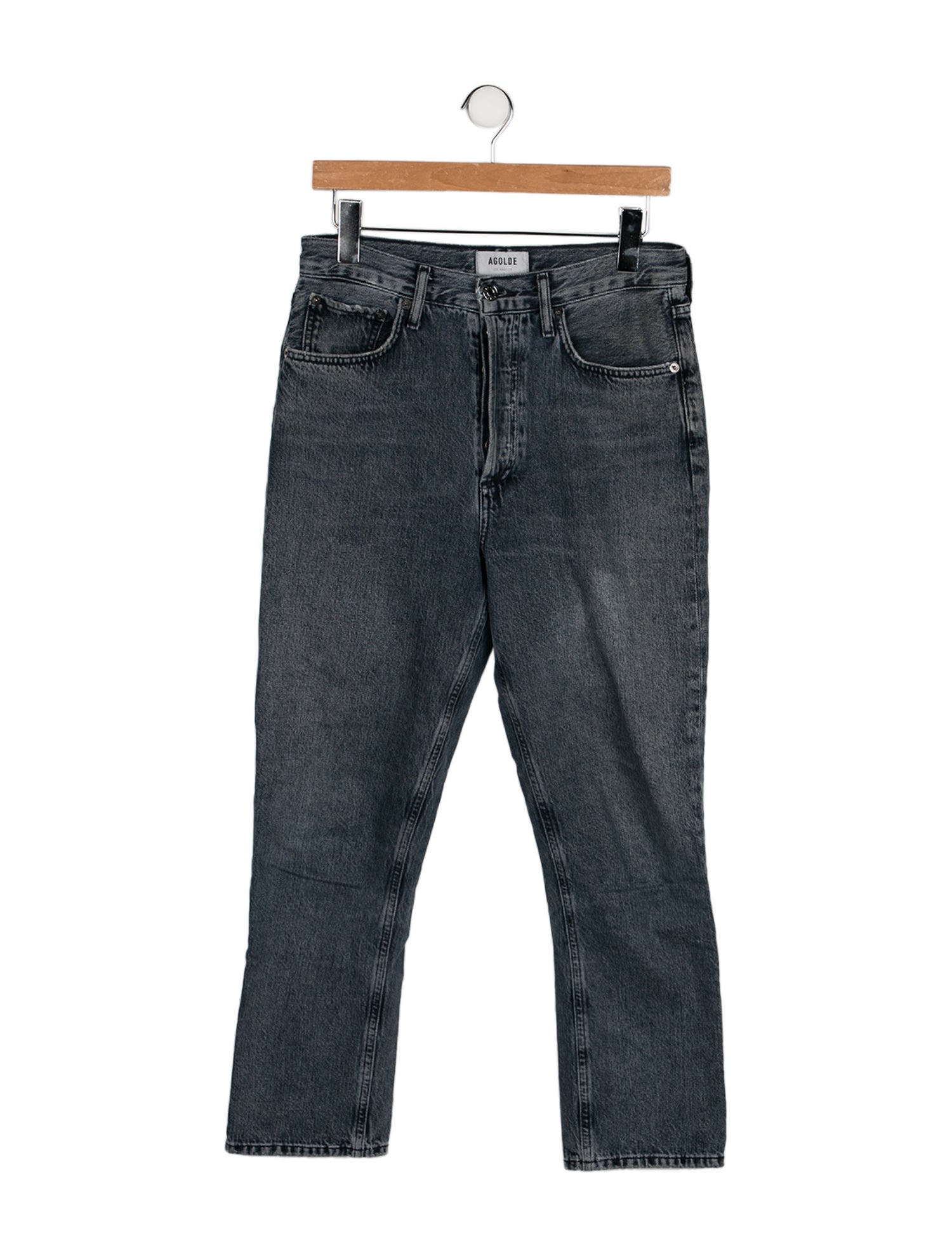 AGOLDE High-Rise Straight Leg Jeans