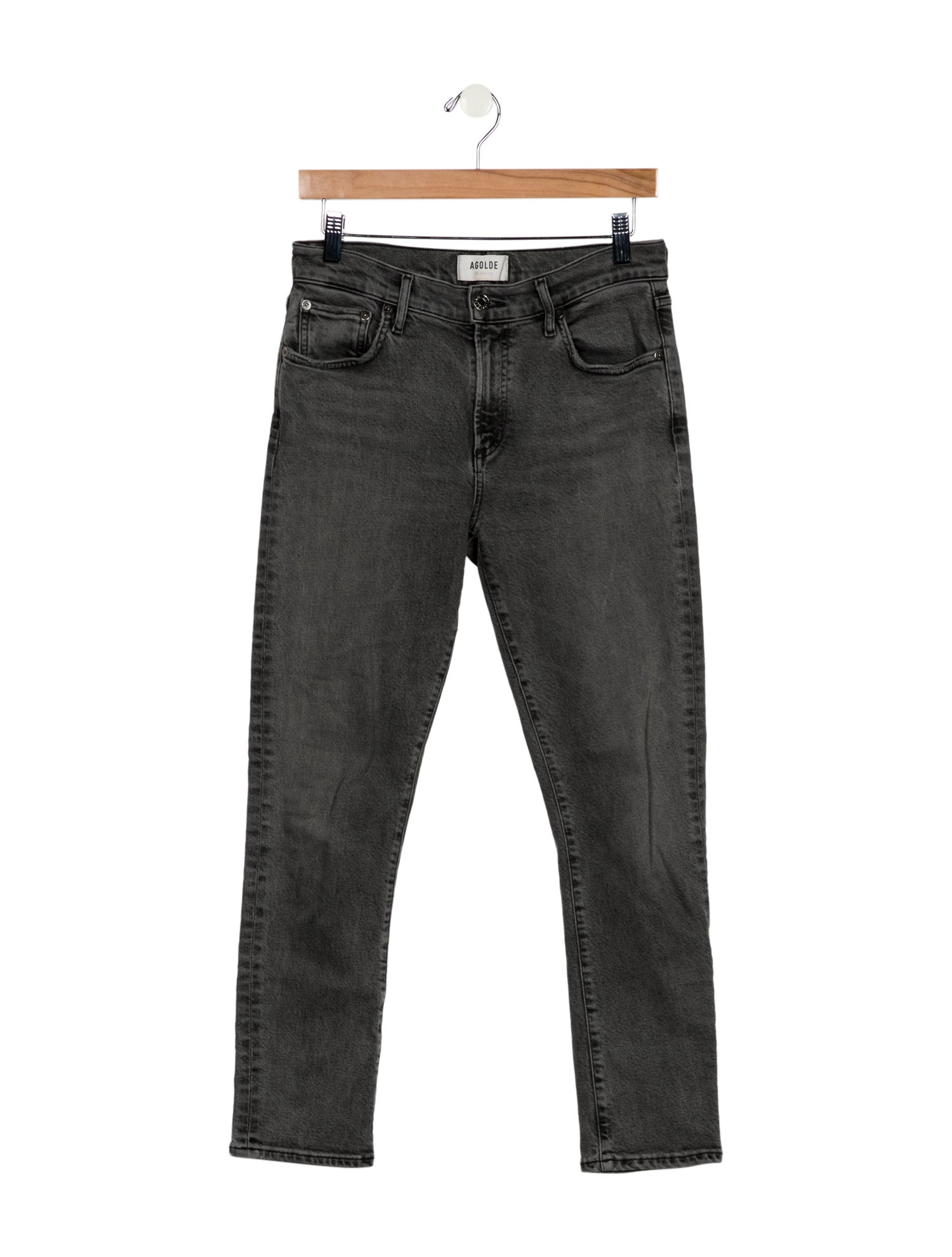 AGOLDE Mid-Rise Skinny Leg Jeans