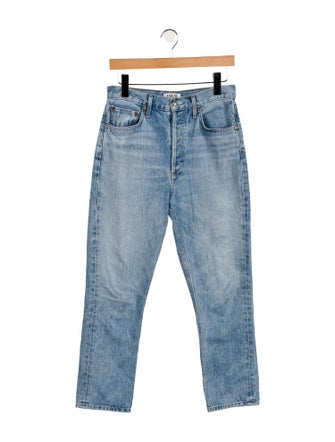 AGOLDE High-Rise Straight Leg Jeans