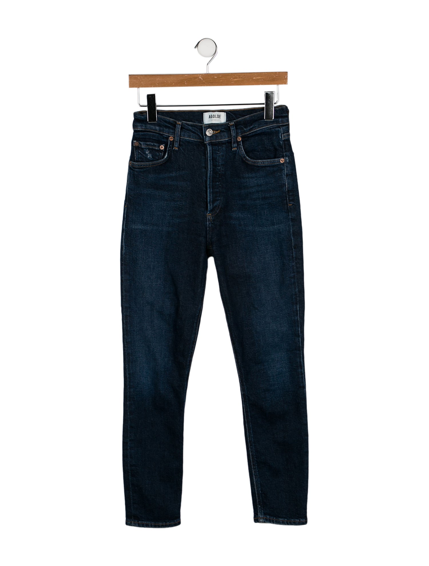 AGOLDE High-Rise Skinny Leg Jeans