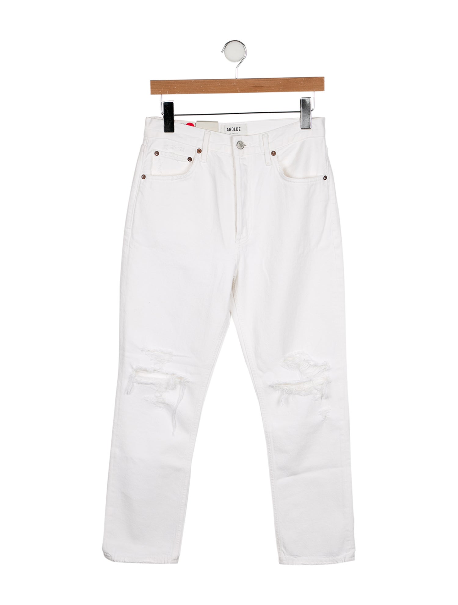 AGOLDE High-Rise Straight Leg Jeans