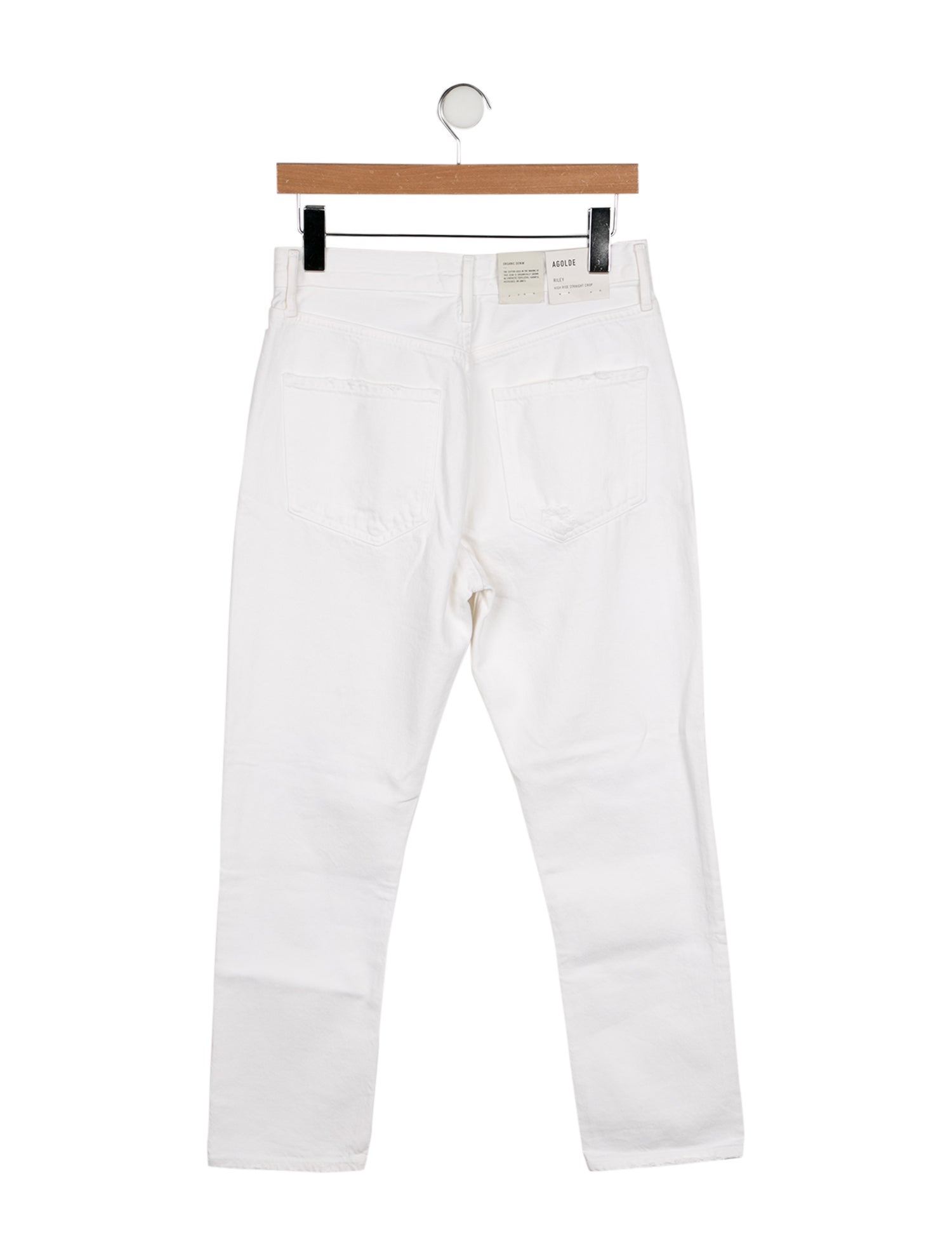 AGOLDE High-Rise Straight Leg Jeans