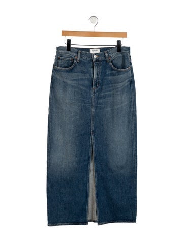 Agolde Skirts Distressed Accents Midi Length Skirt US 25 | XS
