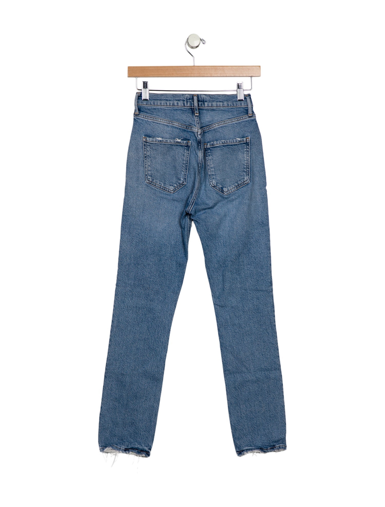 AGOLDE High-Rise Straight Leg Jeans