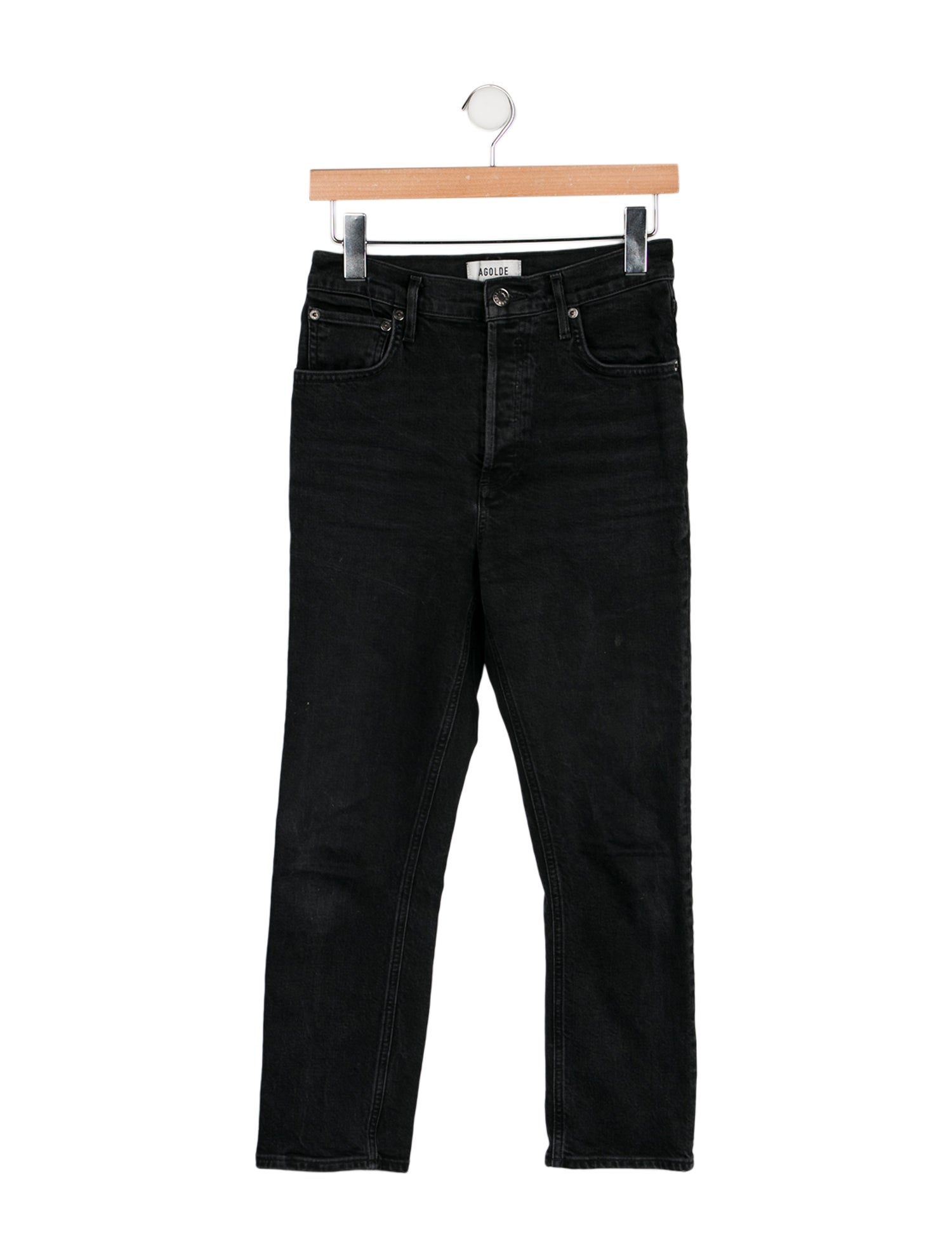AGOLDE High-Rise Straight Leg Jeans