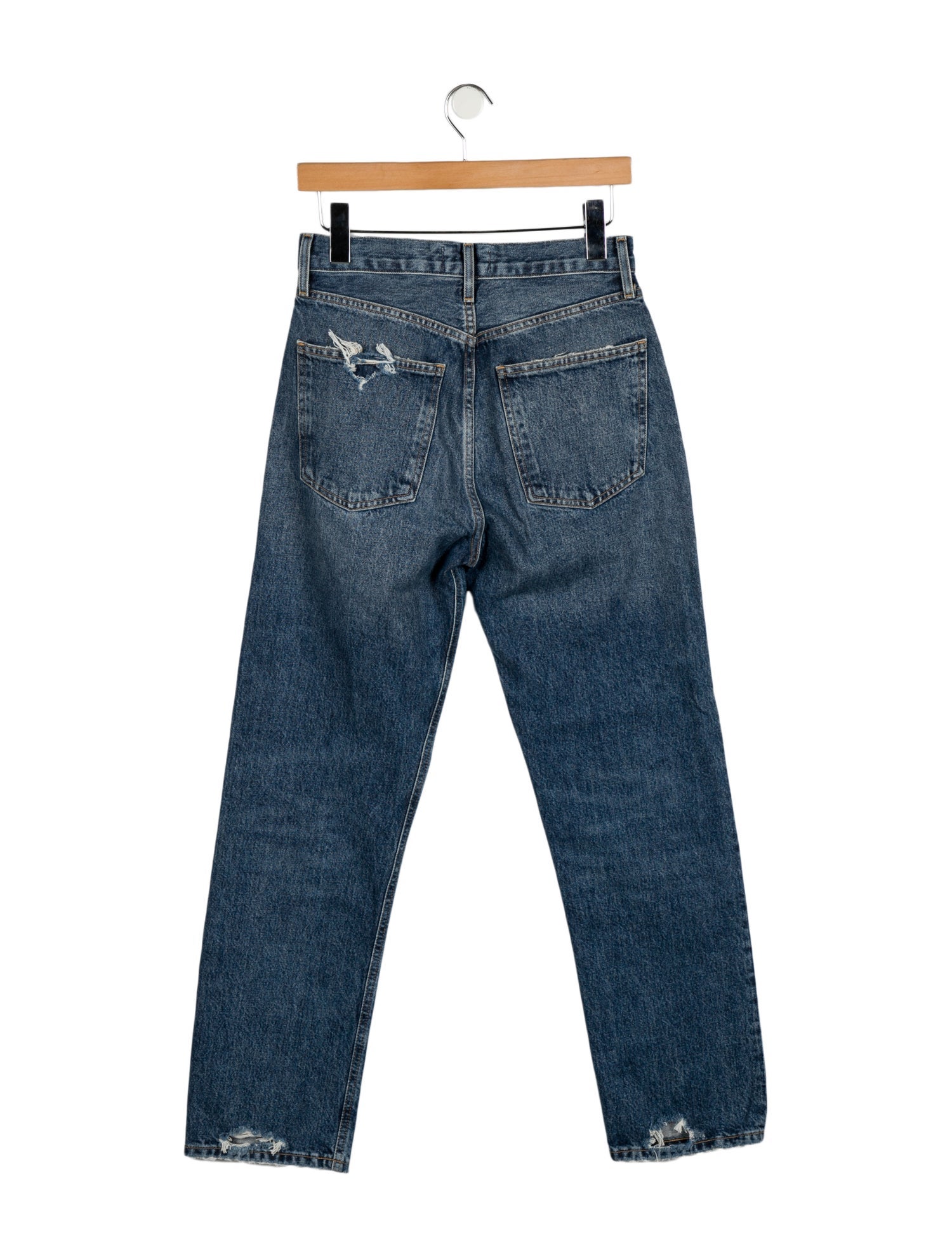 AGOLDE High-Rise Straight Leg Jeans