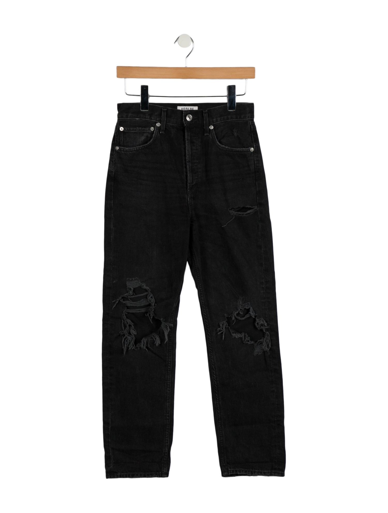 AGOLDE High-Rise Straight Leg Jeans
