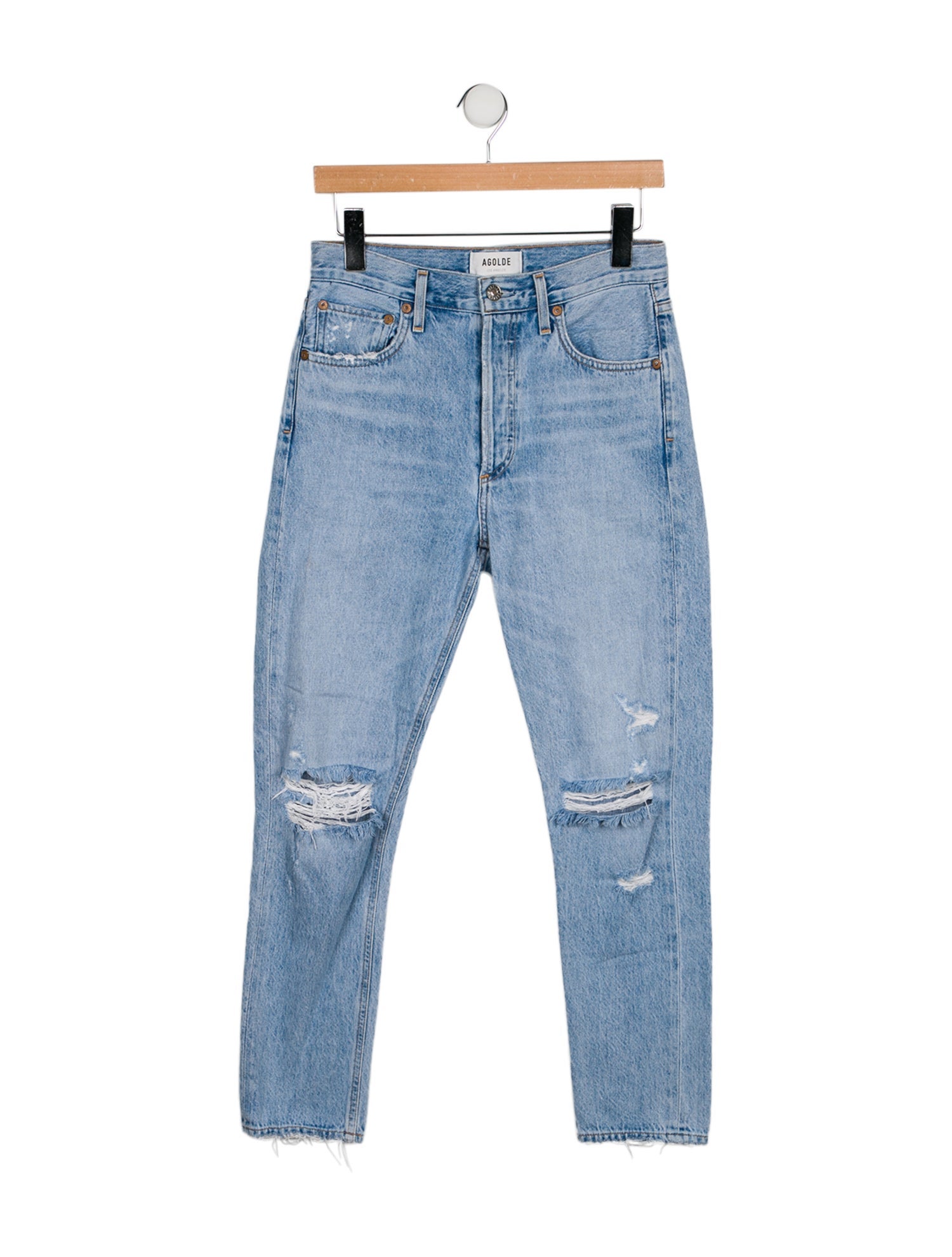 AGOLDE High-Rise Skinny Leg Jeans