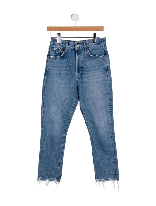 AGOLDE High-Rise Straight Leg Jeans