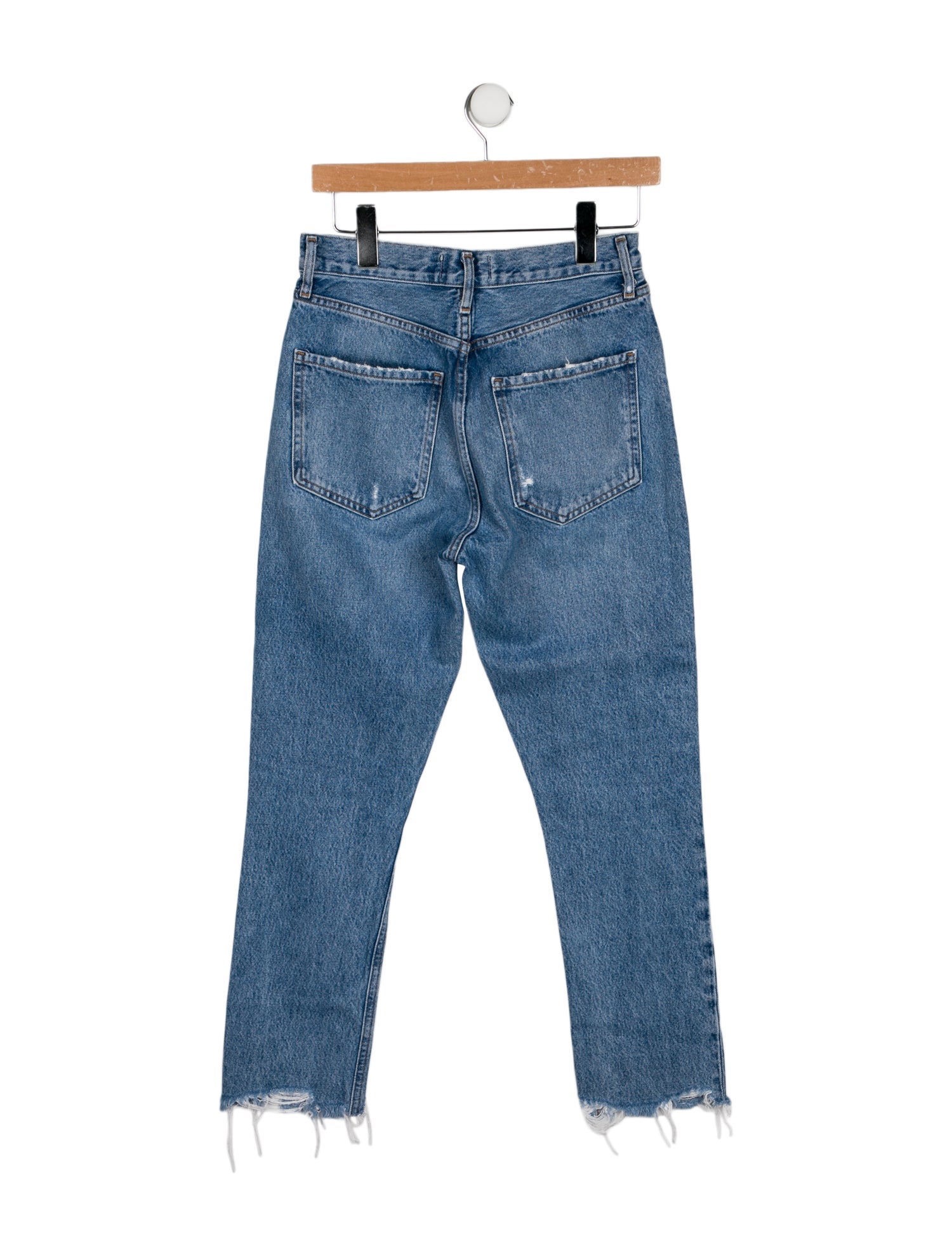 AGOLDE High-Rise Straight Leg Jeans