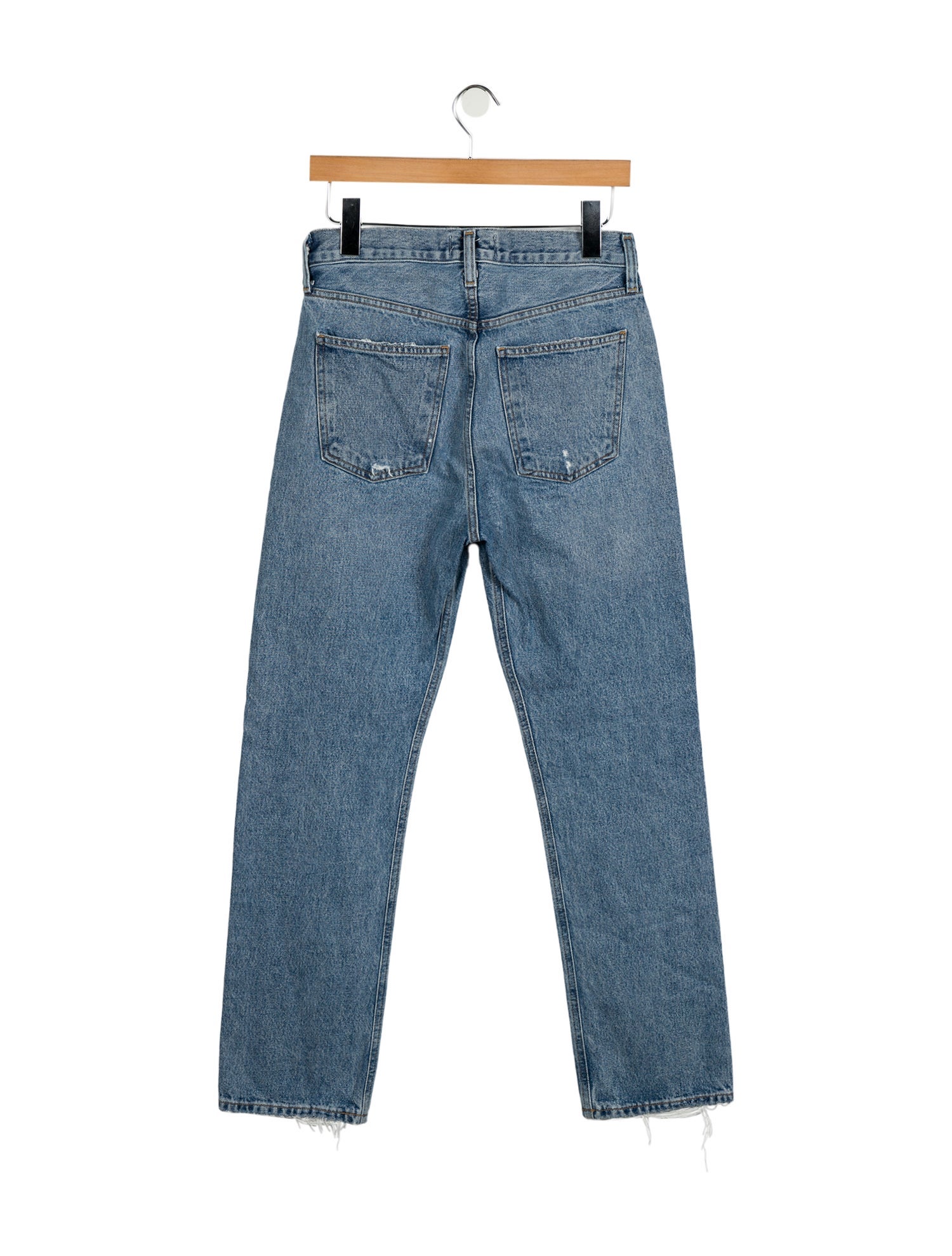 AGOLDE High-Rise Straight Leg Jeans