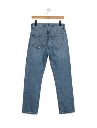 AGOLDE High-Rise Straight Leg Jeans