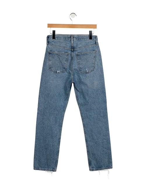 AGOLDE High-Rise Straight Leg Jeans