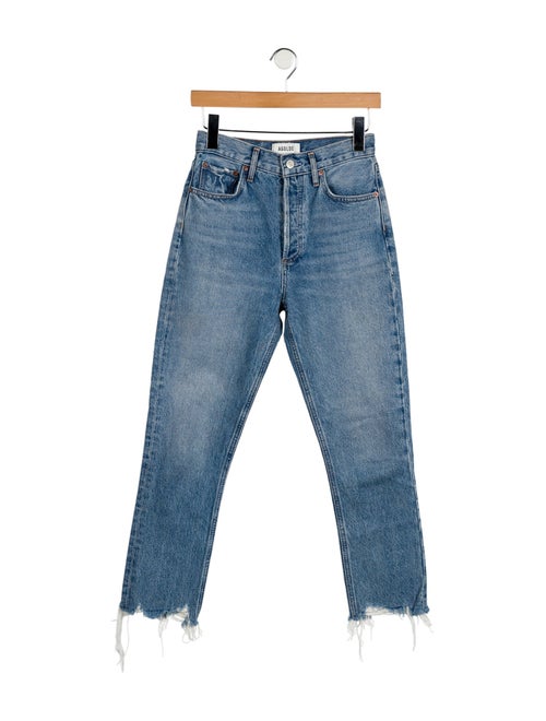 AGOLDE Mid-Rise Straight Leg Jeans