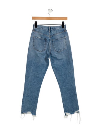 AGOLDE Mid-Rise Straight Leg Jeans