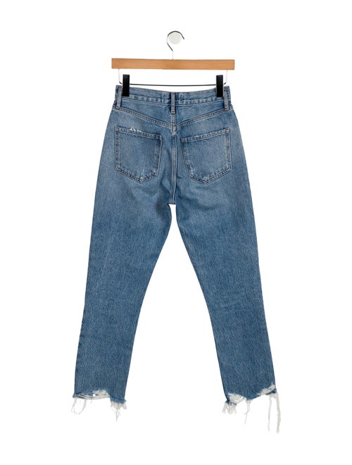 AGOLDE Mid-Rise Straight Leg Jeans