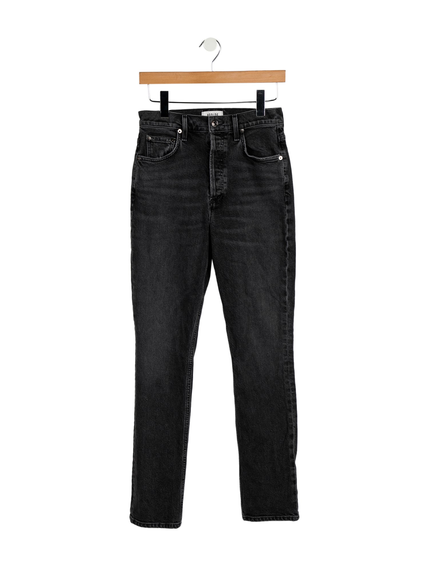 AGOLDE High-Rise Straight Leg Jeans