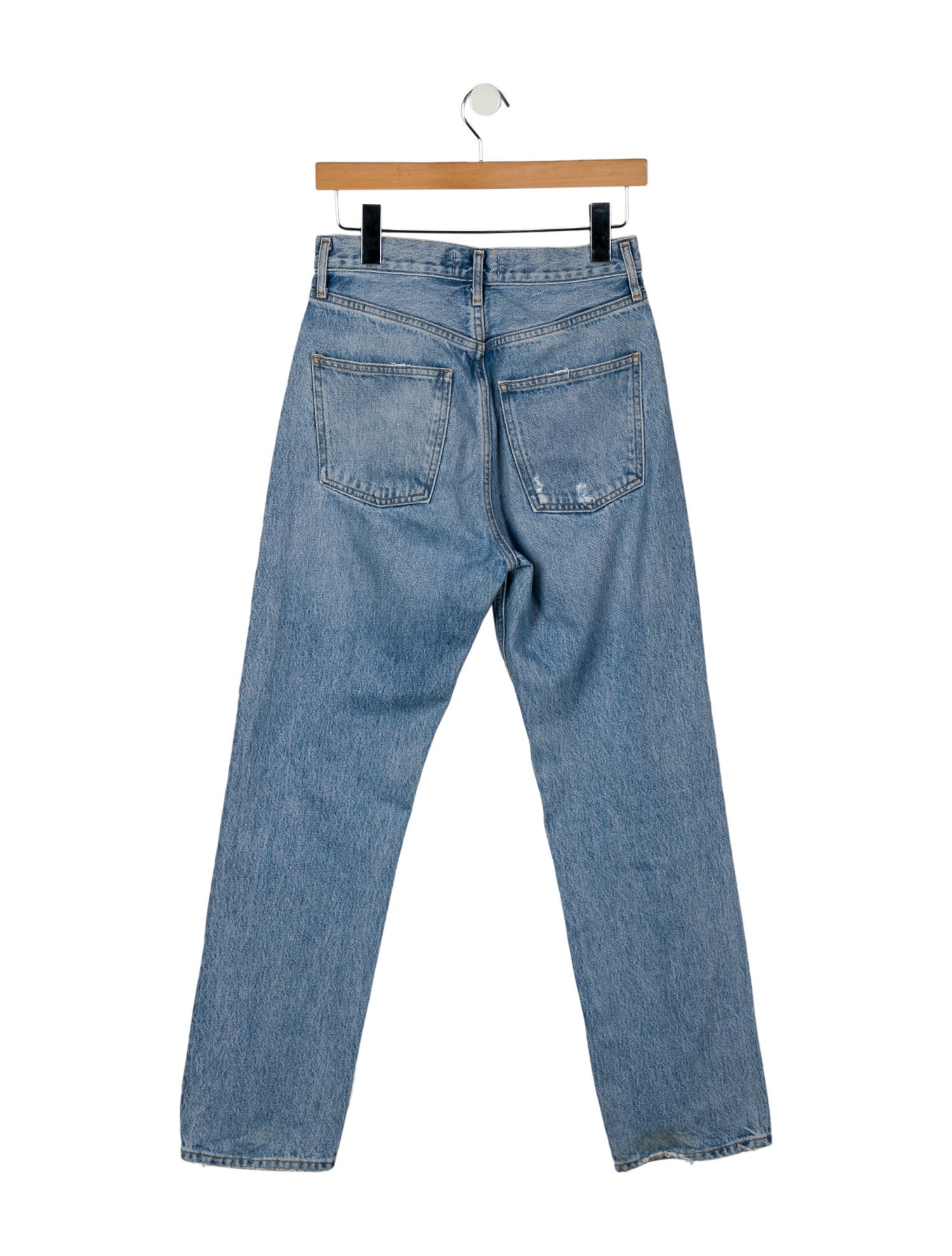 AGOLDE High-Rise Straight Leg Jeans