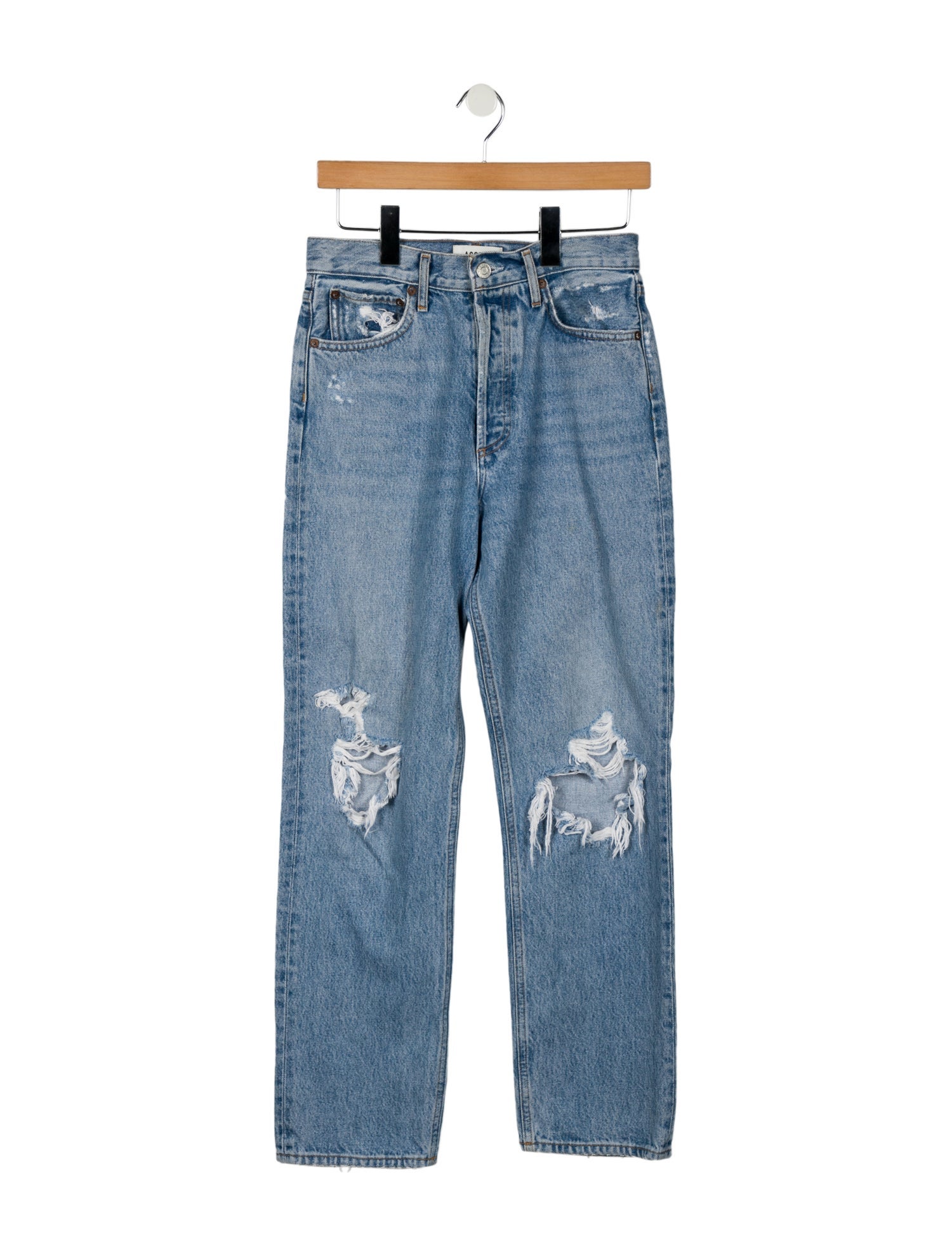 AGOLDE High-Rise Straight Leg Jeans