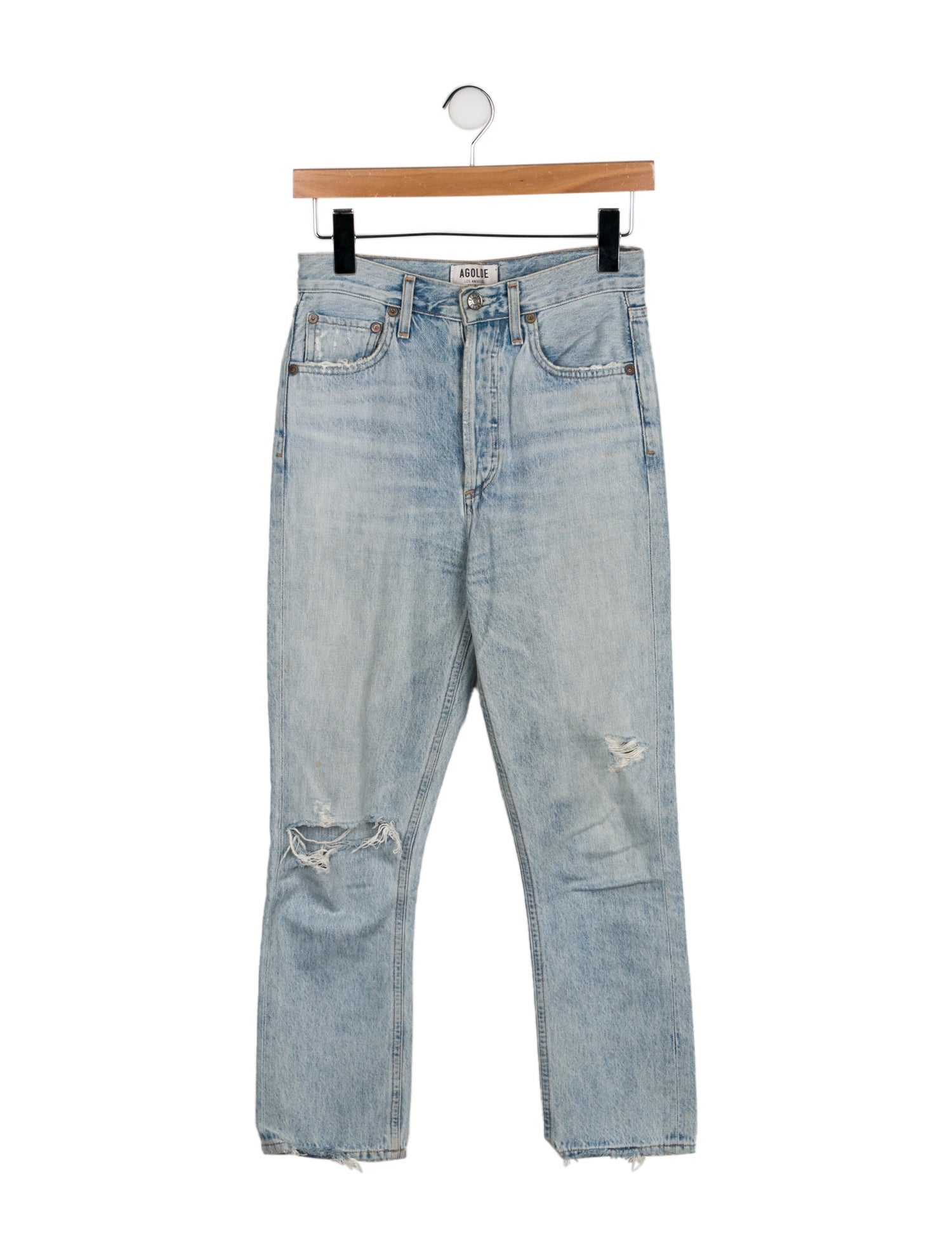 AGOLDE High-Rise Skinny Leg Jeans