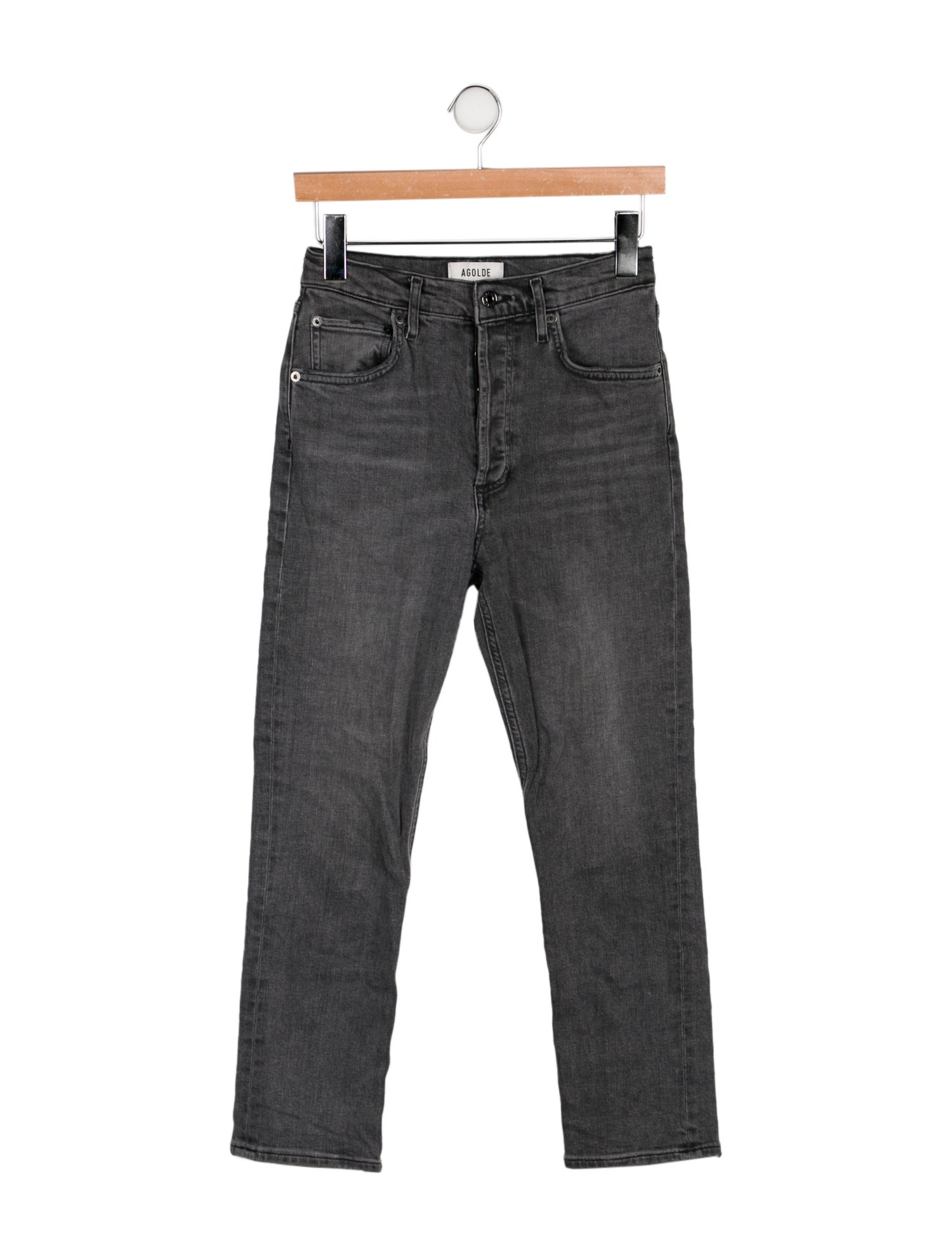 AGOLDE High-Rise Straight Leg Jeans