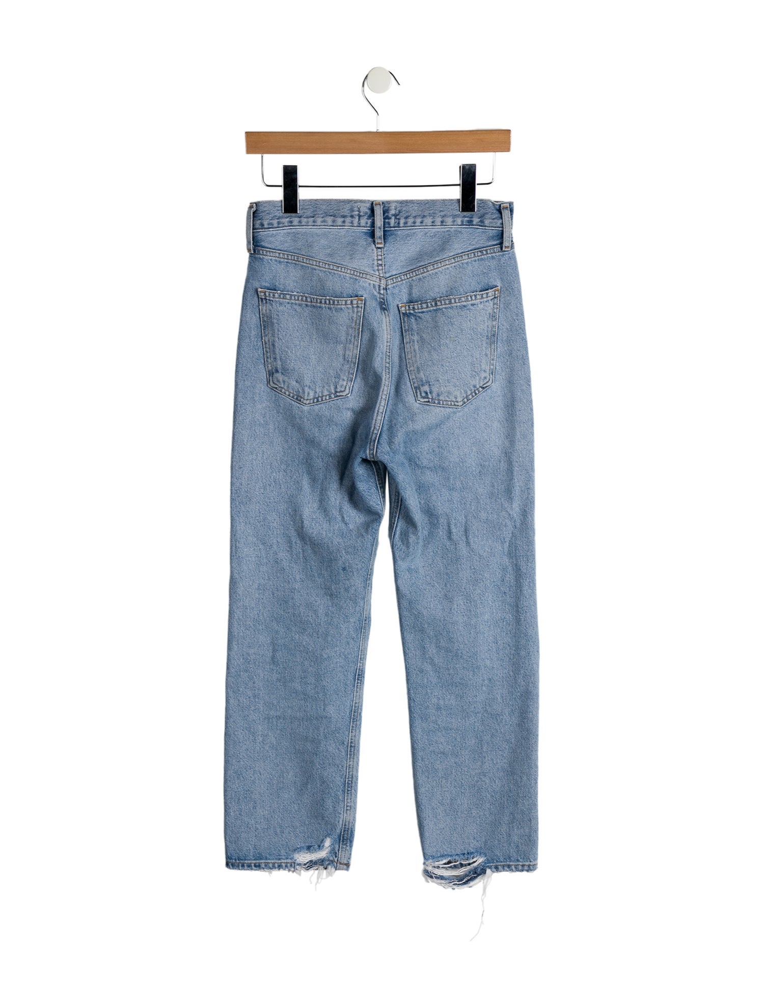 AGOLDE High-Rise Straight Leg Jeans
