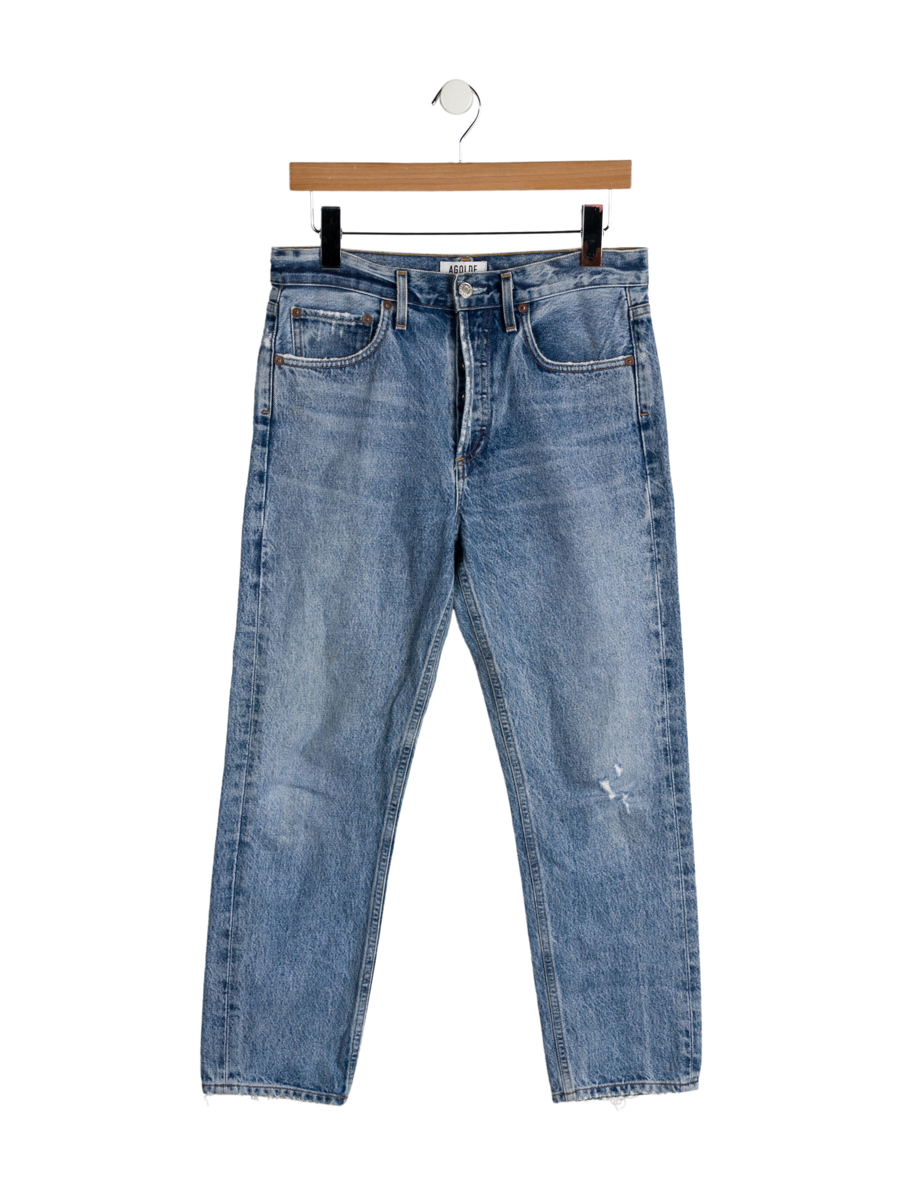 AGOLDE High-Rise Skinny Leg Jeans