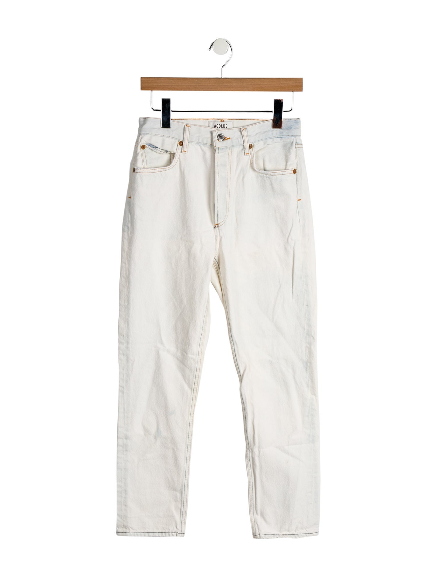 AGOLDE High-Rise Straight Leg Jeans