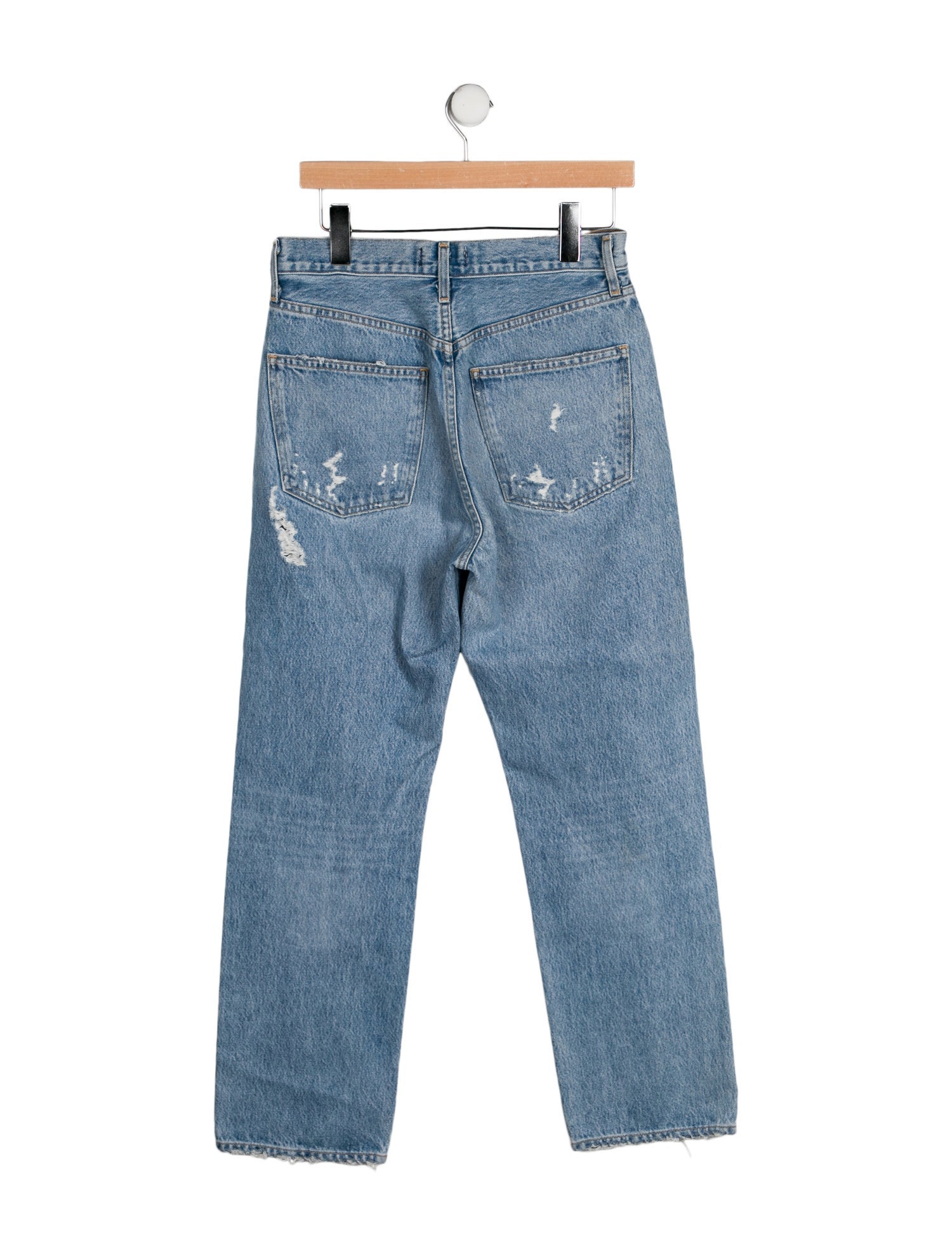 AGOLDE High-Rise Straight Leg Jeans