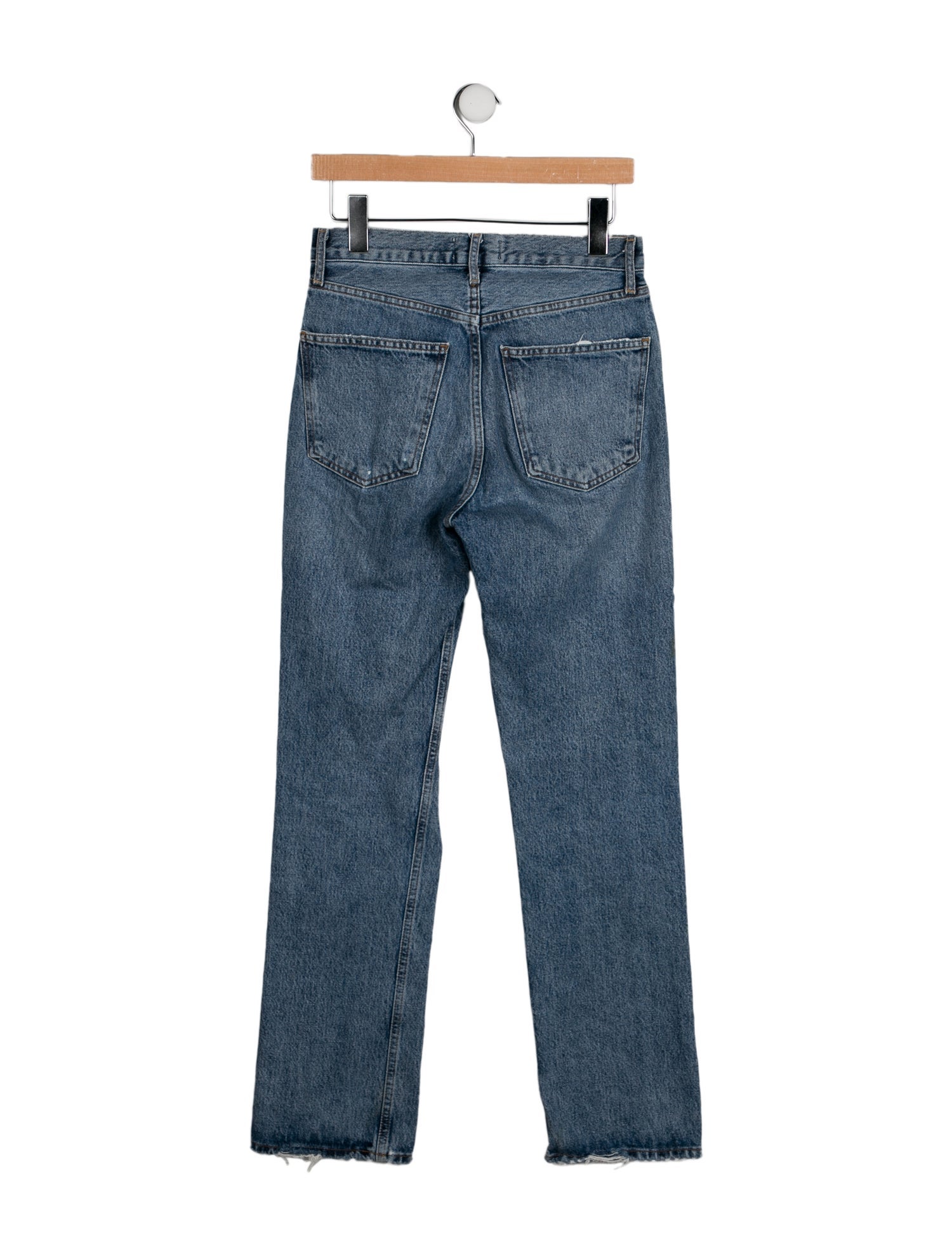 AGOLDE High-Rise Straight Leg Jeans