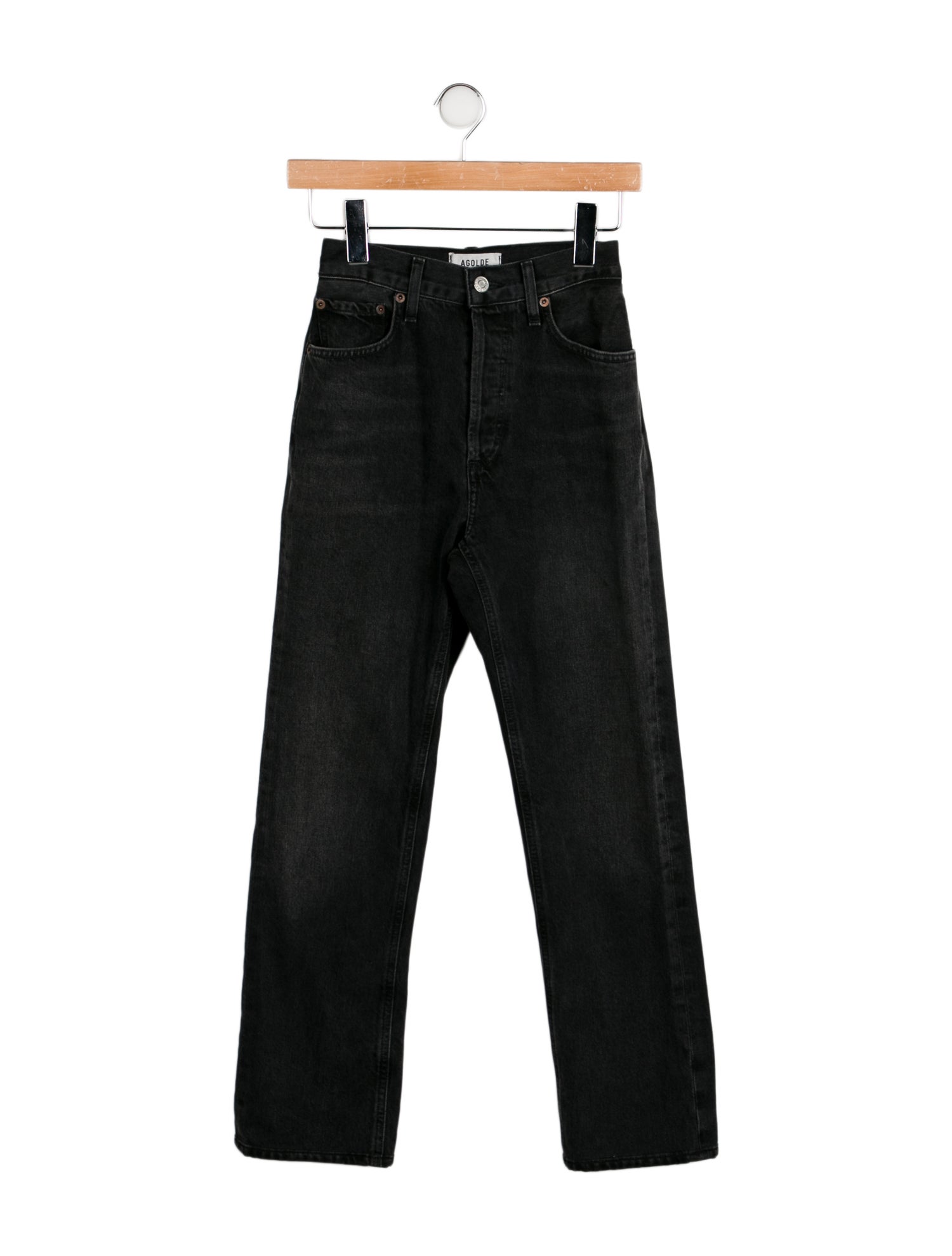 AGOLDE High-Rise Straight Leg Jeans