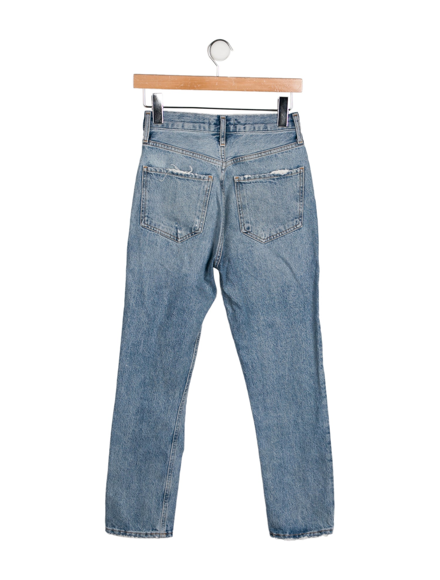 AGOLDE High-Rise Straight Leg Jeans