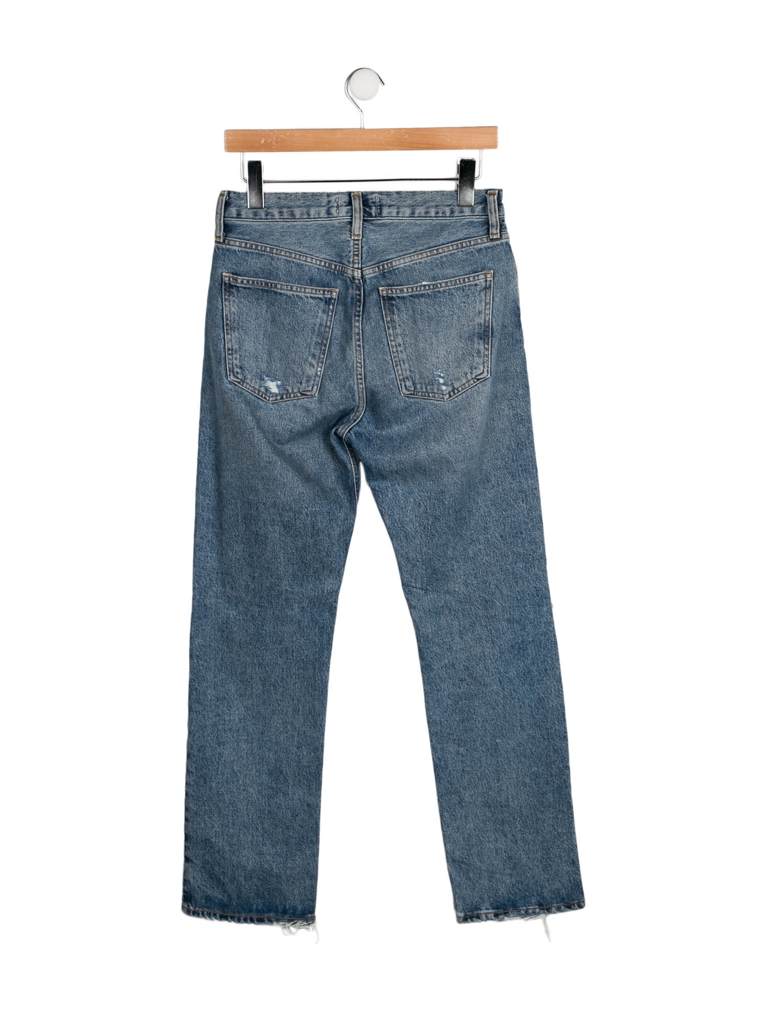 AGOLDE High-Rise Straight Leg Jeans