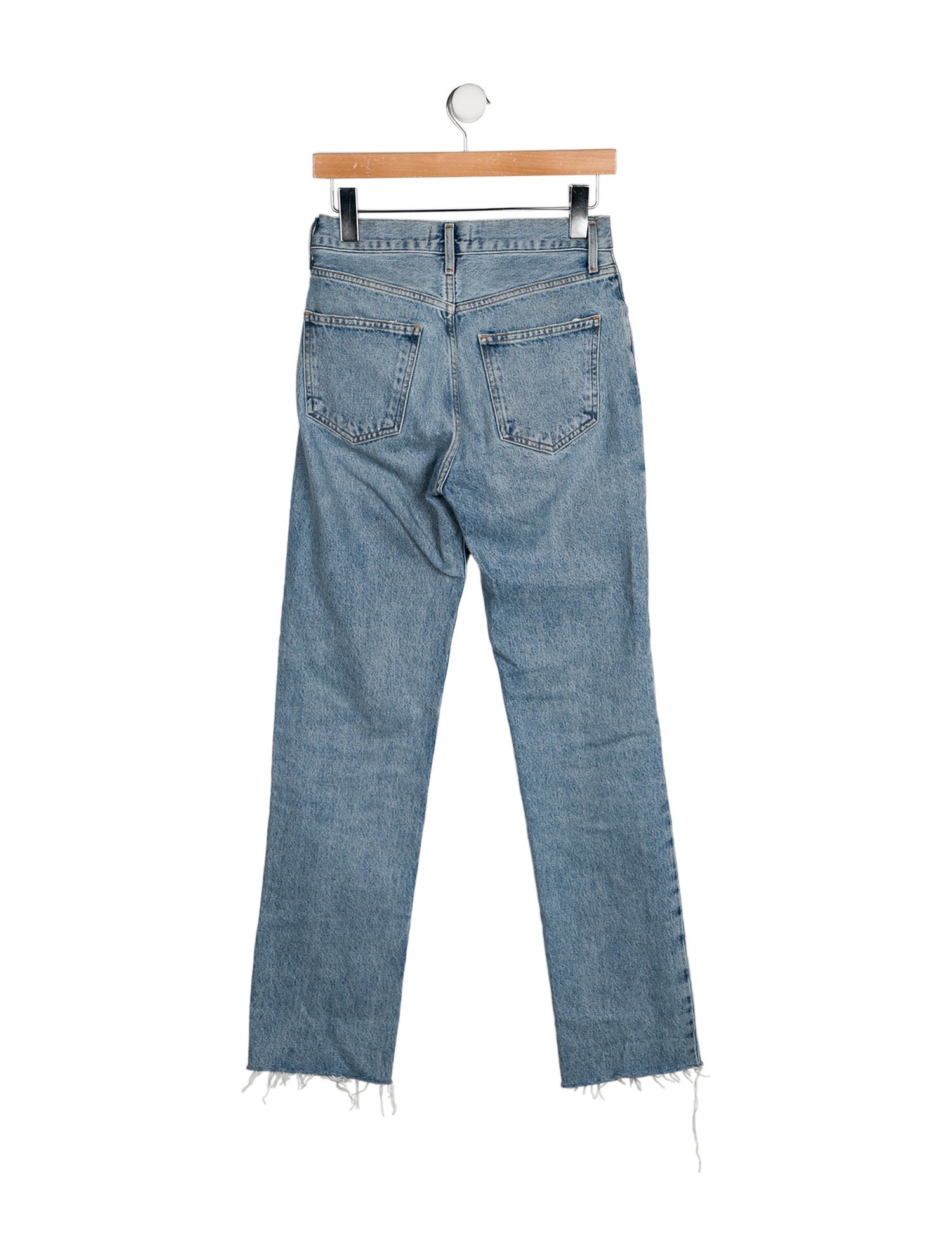 AGOLDE High-Rise Straight Leg Jeans