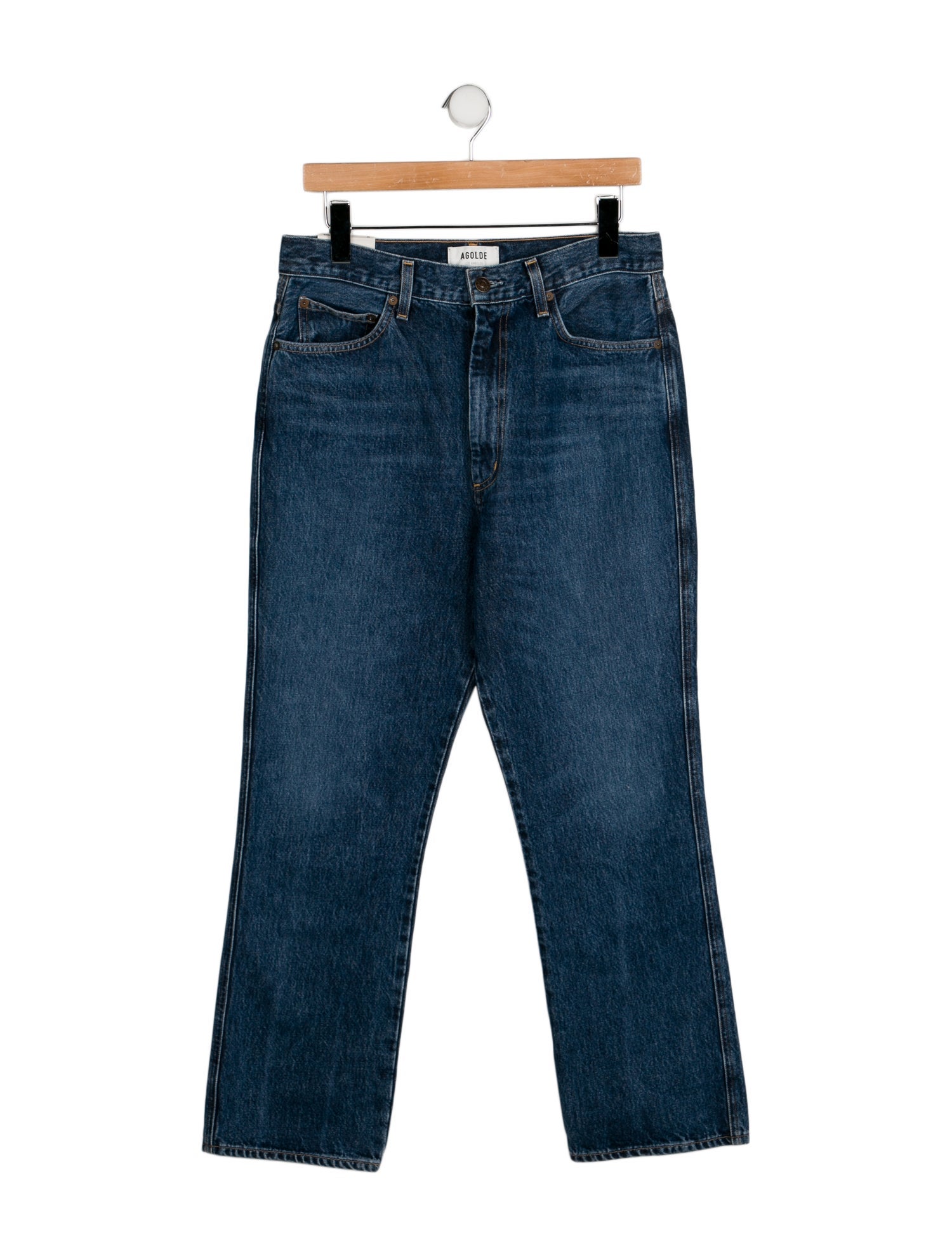AGOLDE High-Rise Straight Leg Jeans