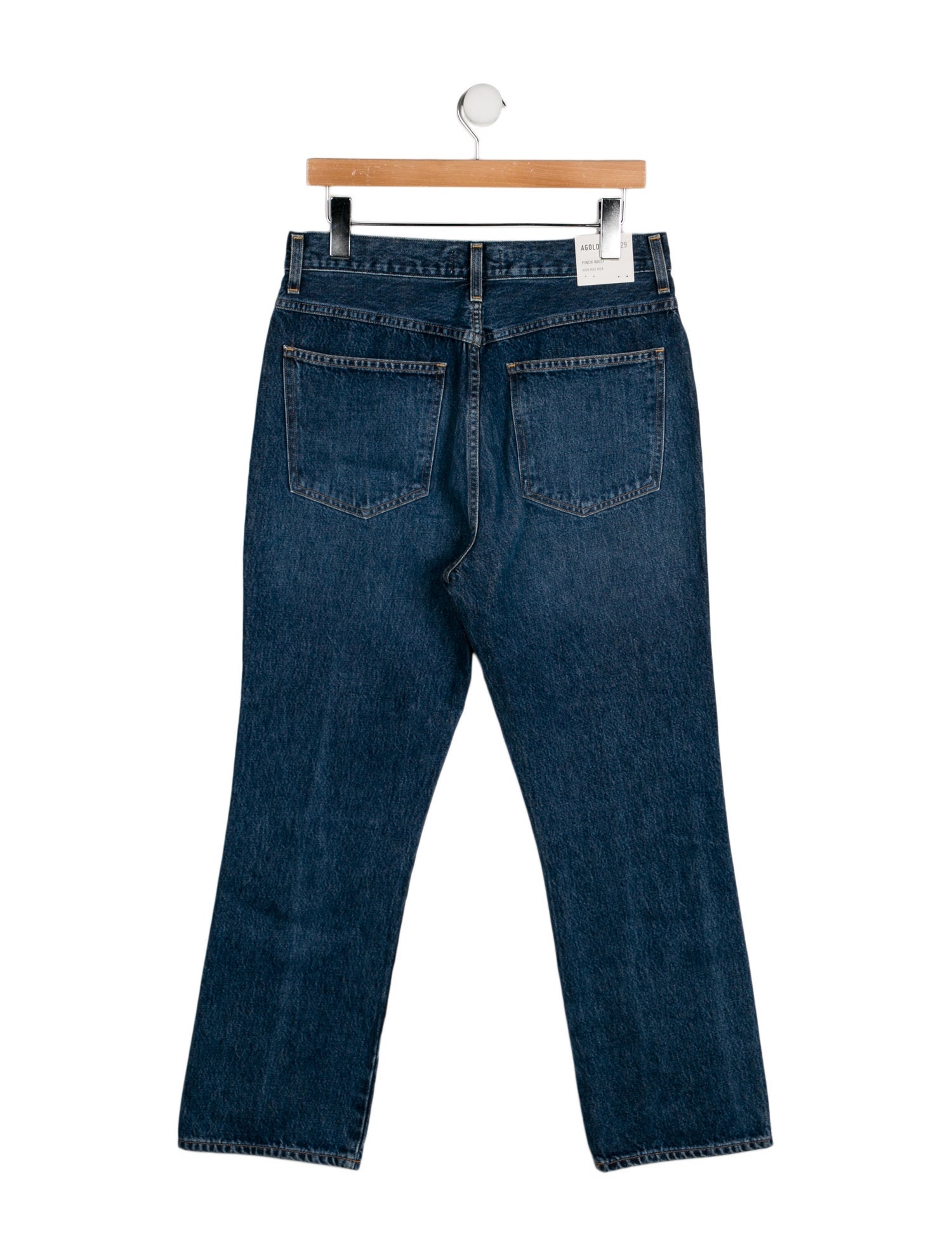 AGOLDE High-Rise Straight Leg Jeans