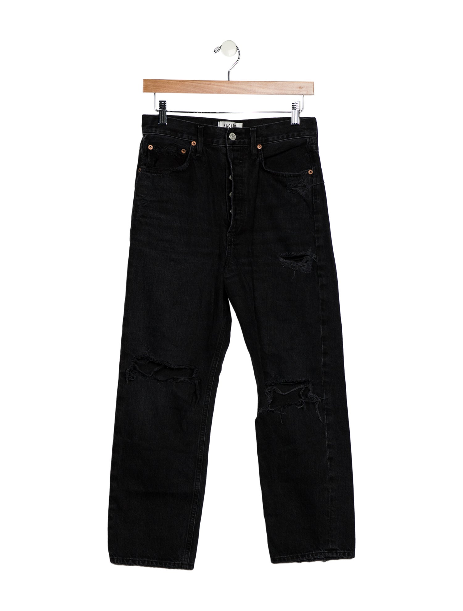 AGOLDE High-Rise Straight Leg Jeans