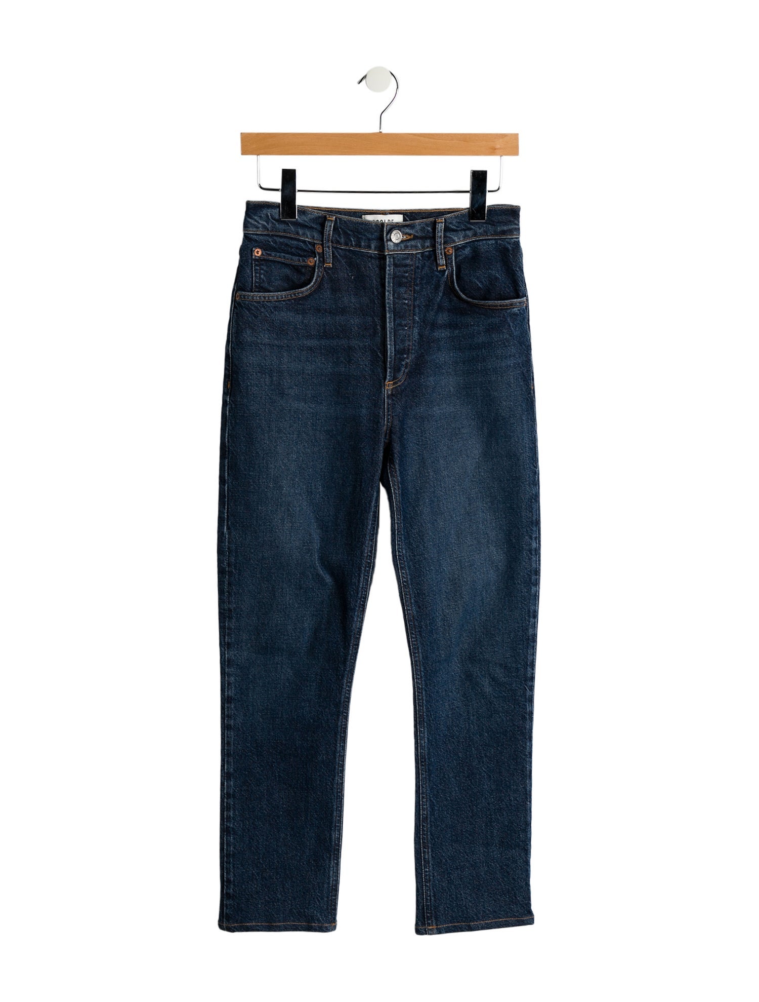 AGOLDE High-Rise Straight Leg Jeans