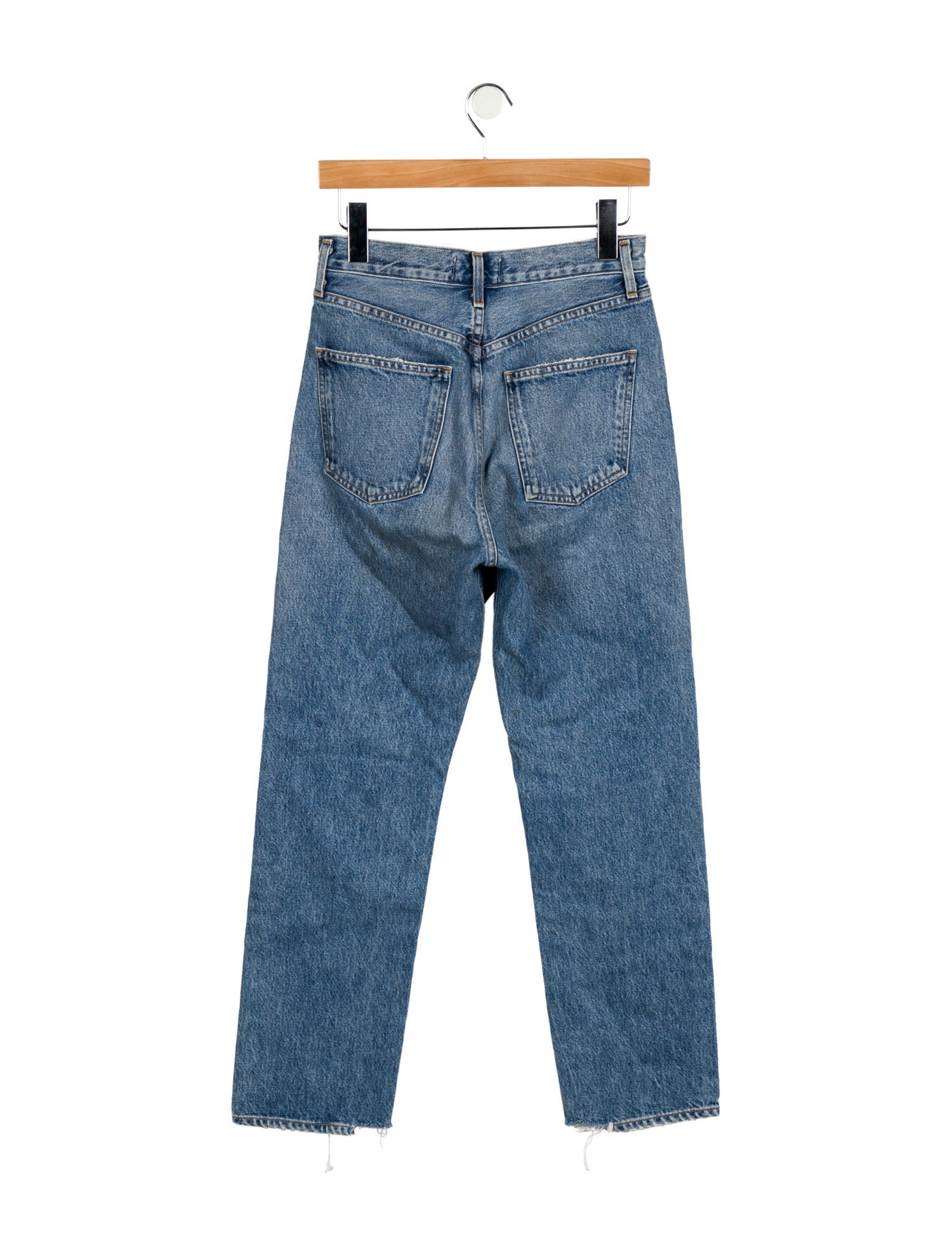 AGOLDE High-Rise Straight Leg Jeans