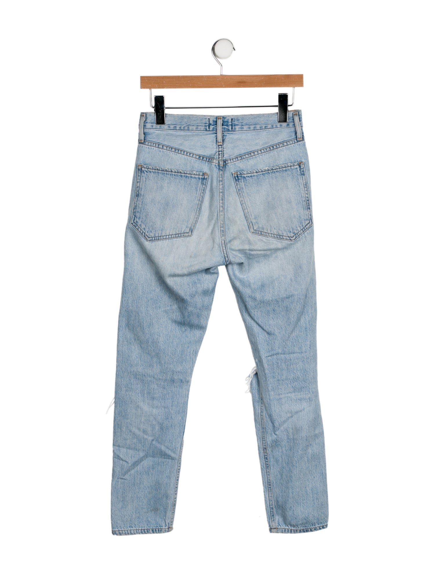 AGOLDE Mid-Rise Skinny Leg Jeans