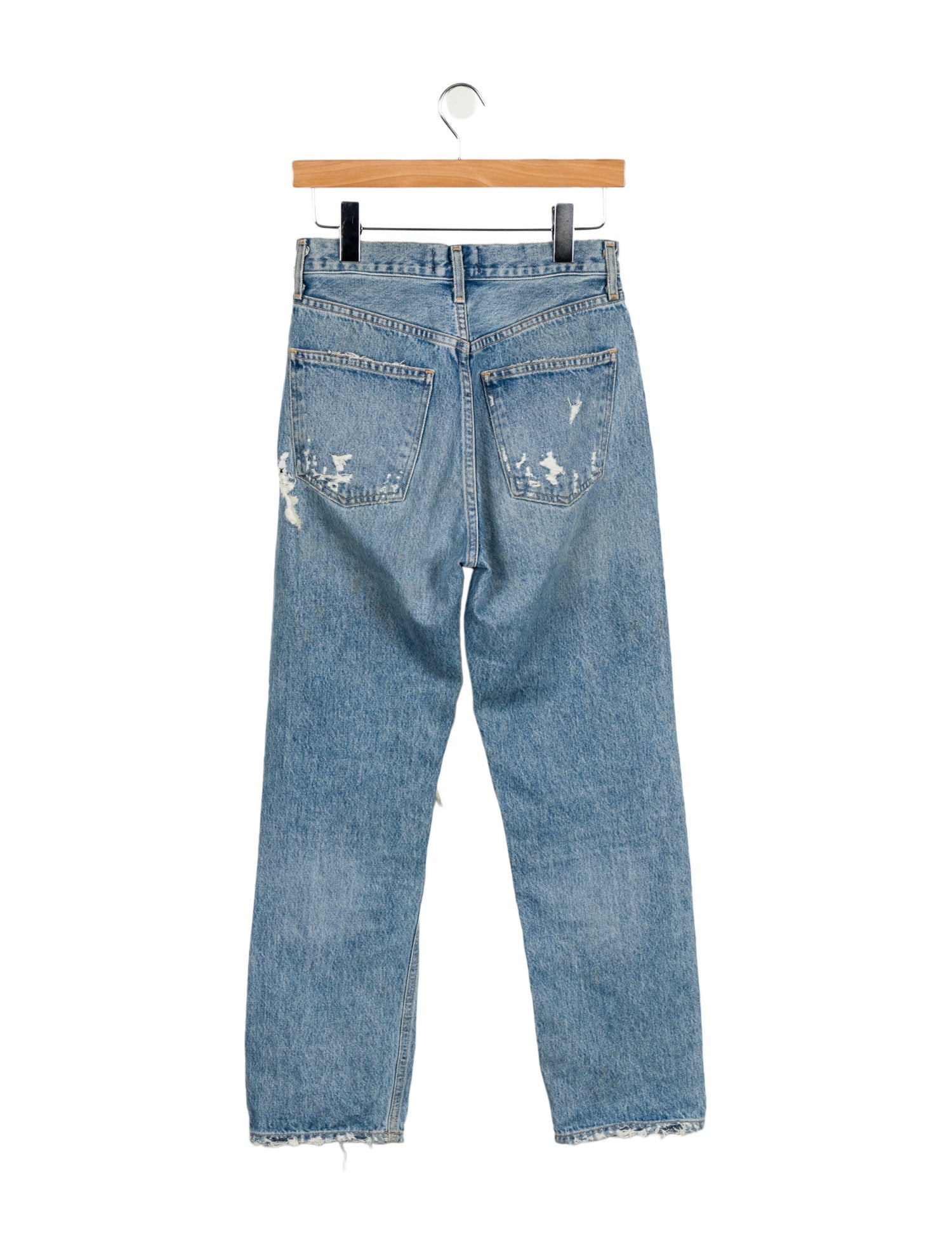 AGOLDE High-Rise Straight Leg Jeans