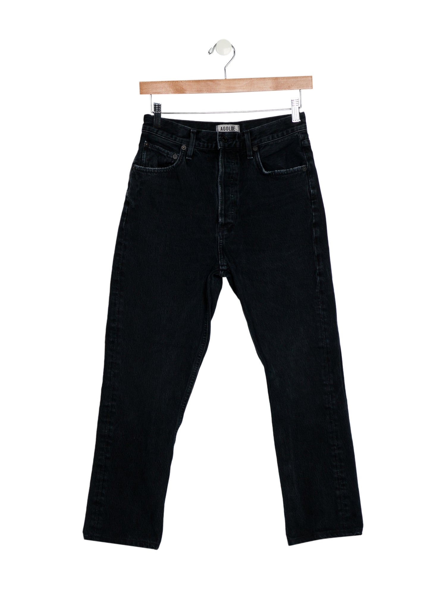AGOLDE High-Rise Straight Leg Jeans