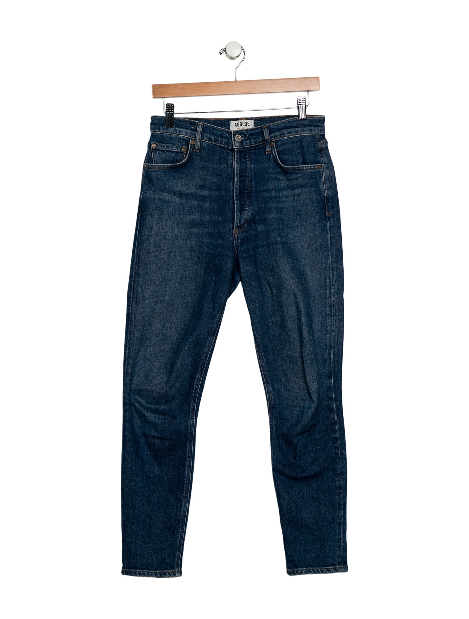 AGOLDE High-Rise Straight Leg Jeans
