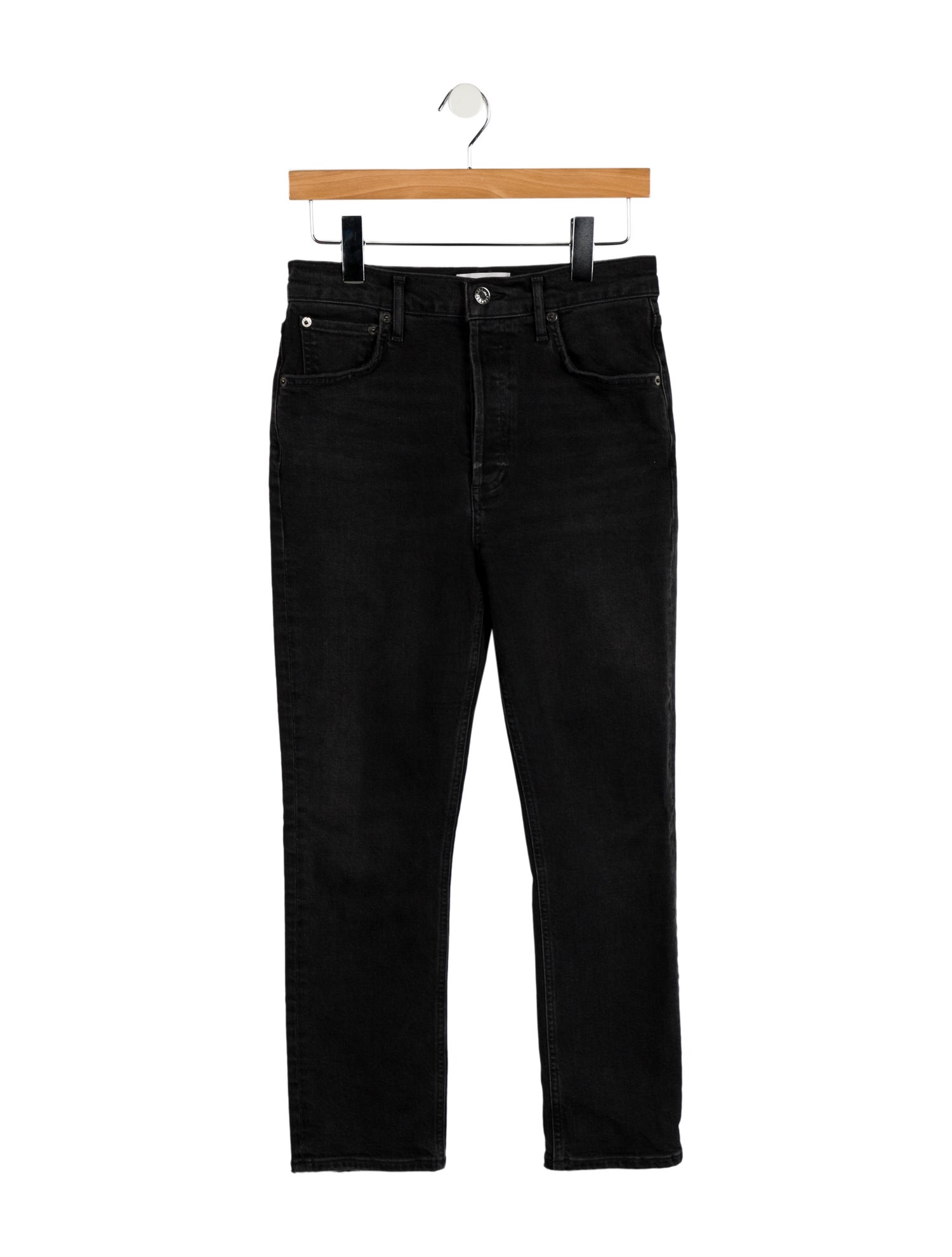 AGOLDE High-Rise Straight Leg Jeans